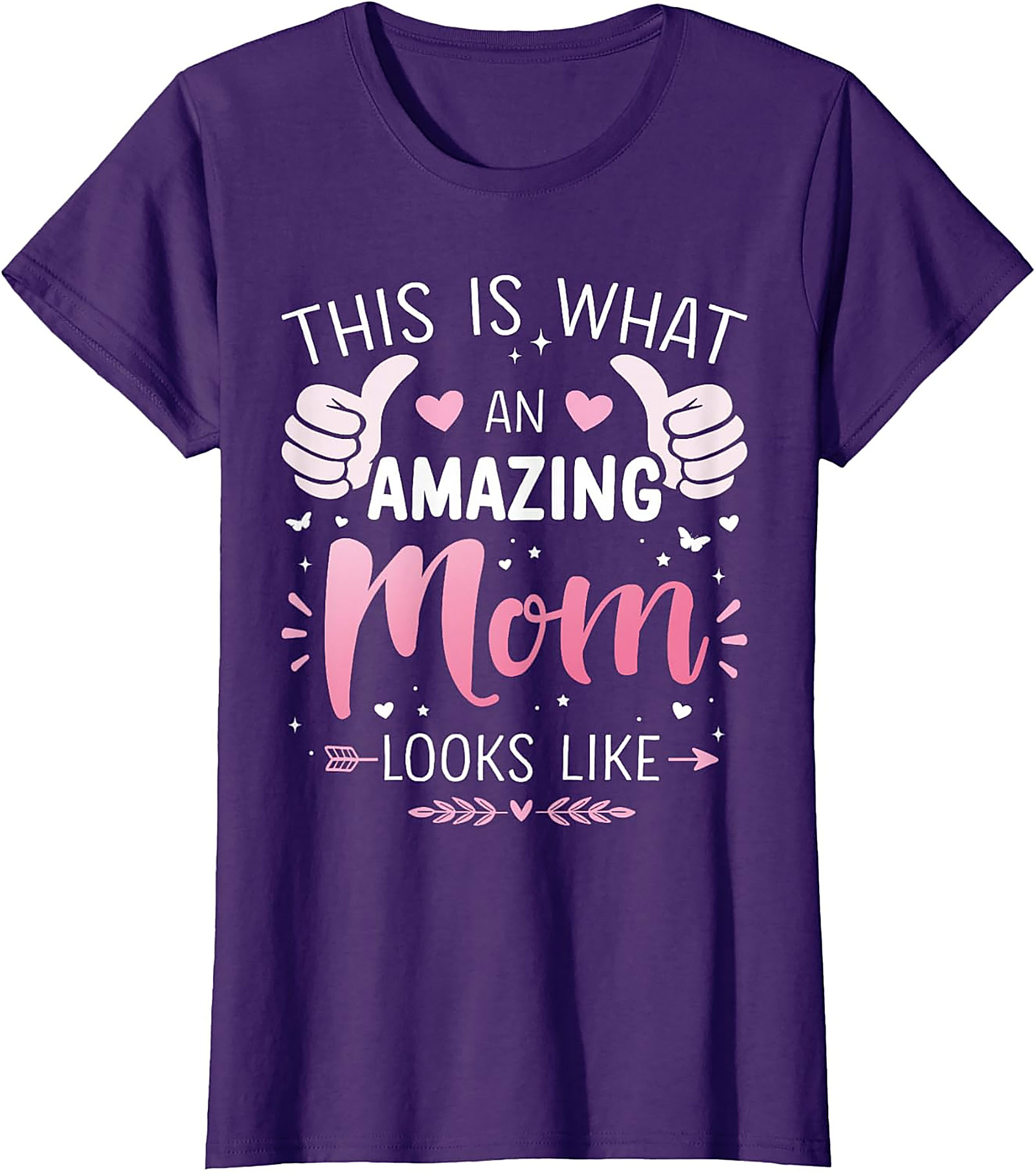 Amazing Mom T-shirt Soft Cotton Graphic Tee for Women