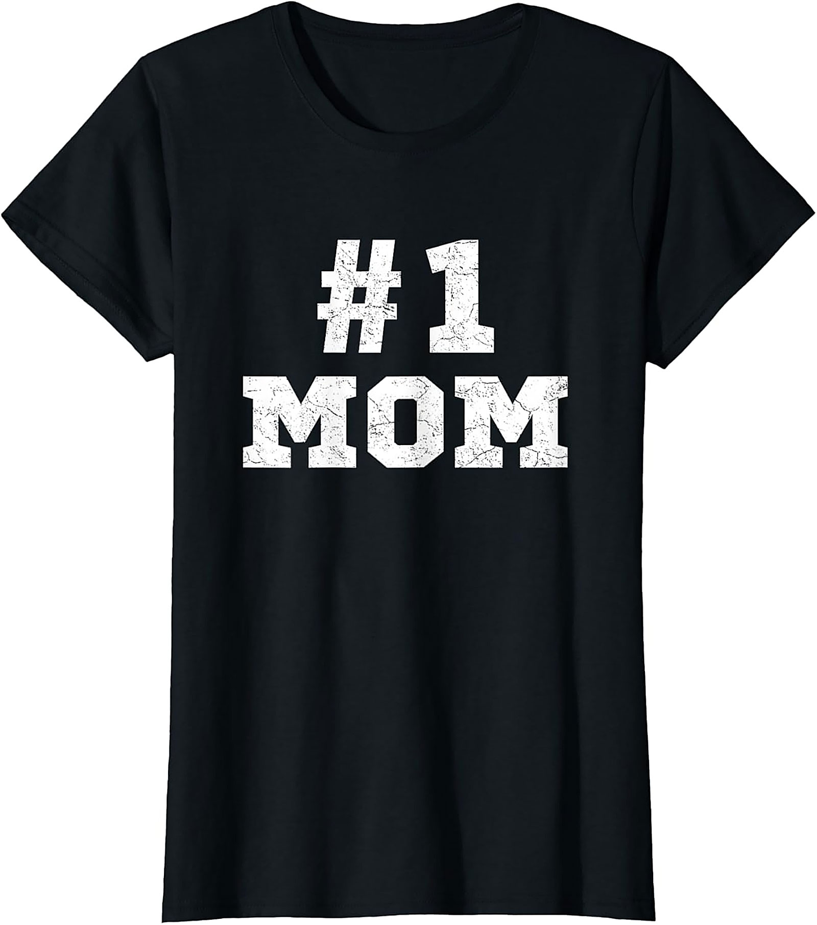 #1 Mom T-shirt | Vintage Distressed Graphic Tee | Soft Cotton