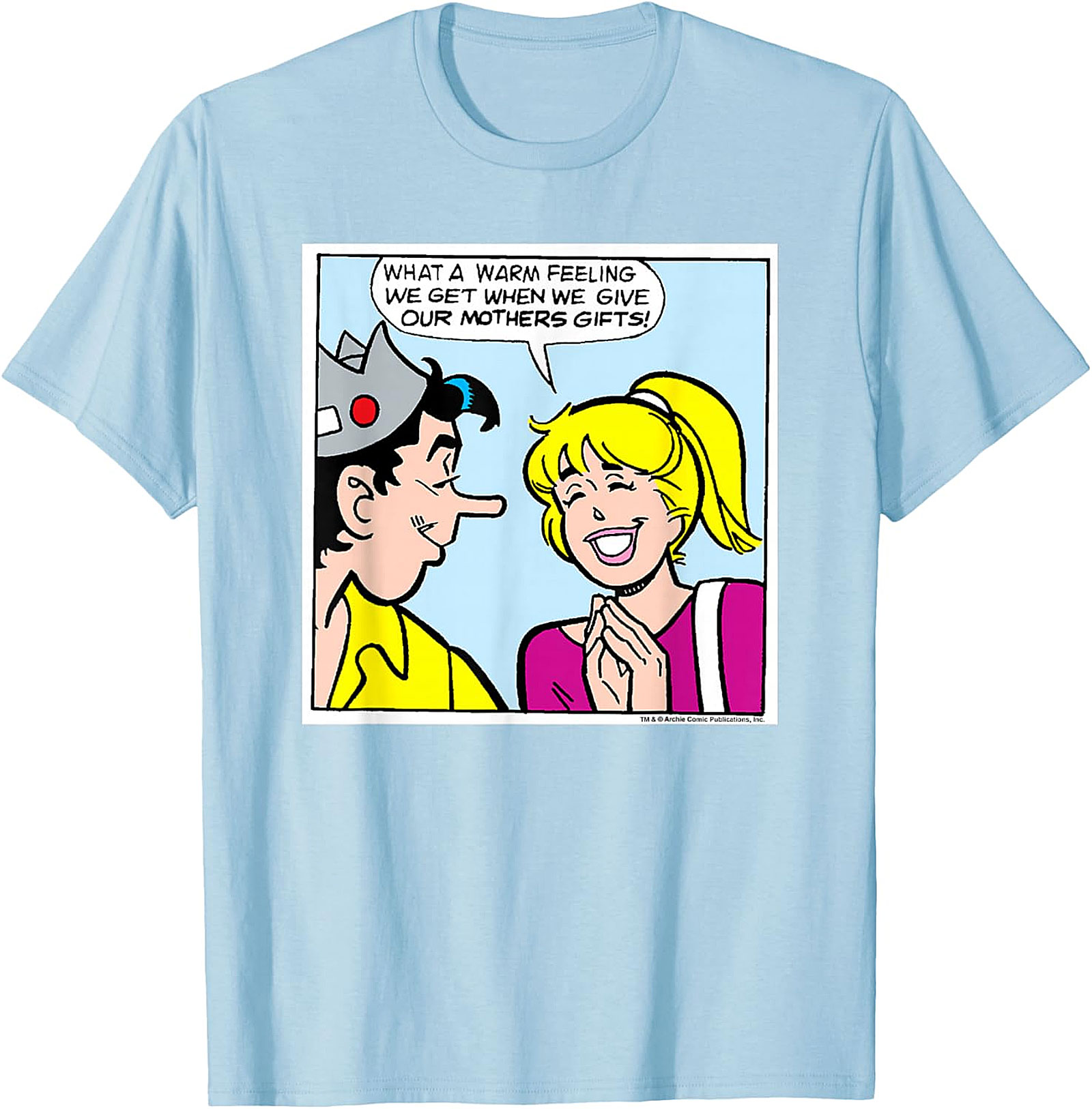 Retro Comic Mother's Day T-Shirt Betty & Jughead Unisex Tee