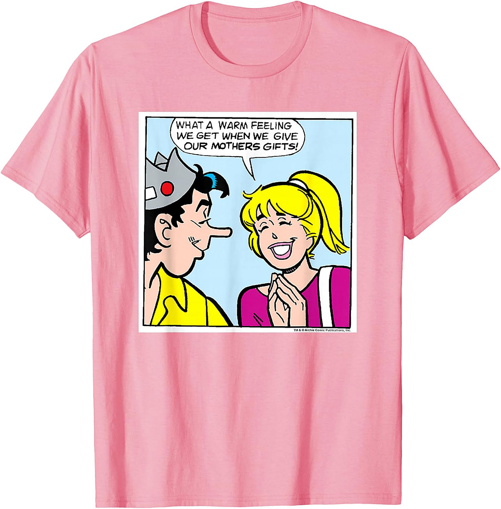  Retro Comic Mother's Day T-Shirt Betty & Jughead Unisex Tee