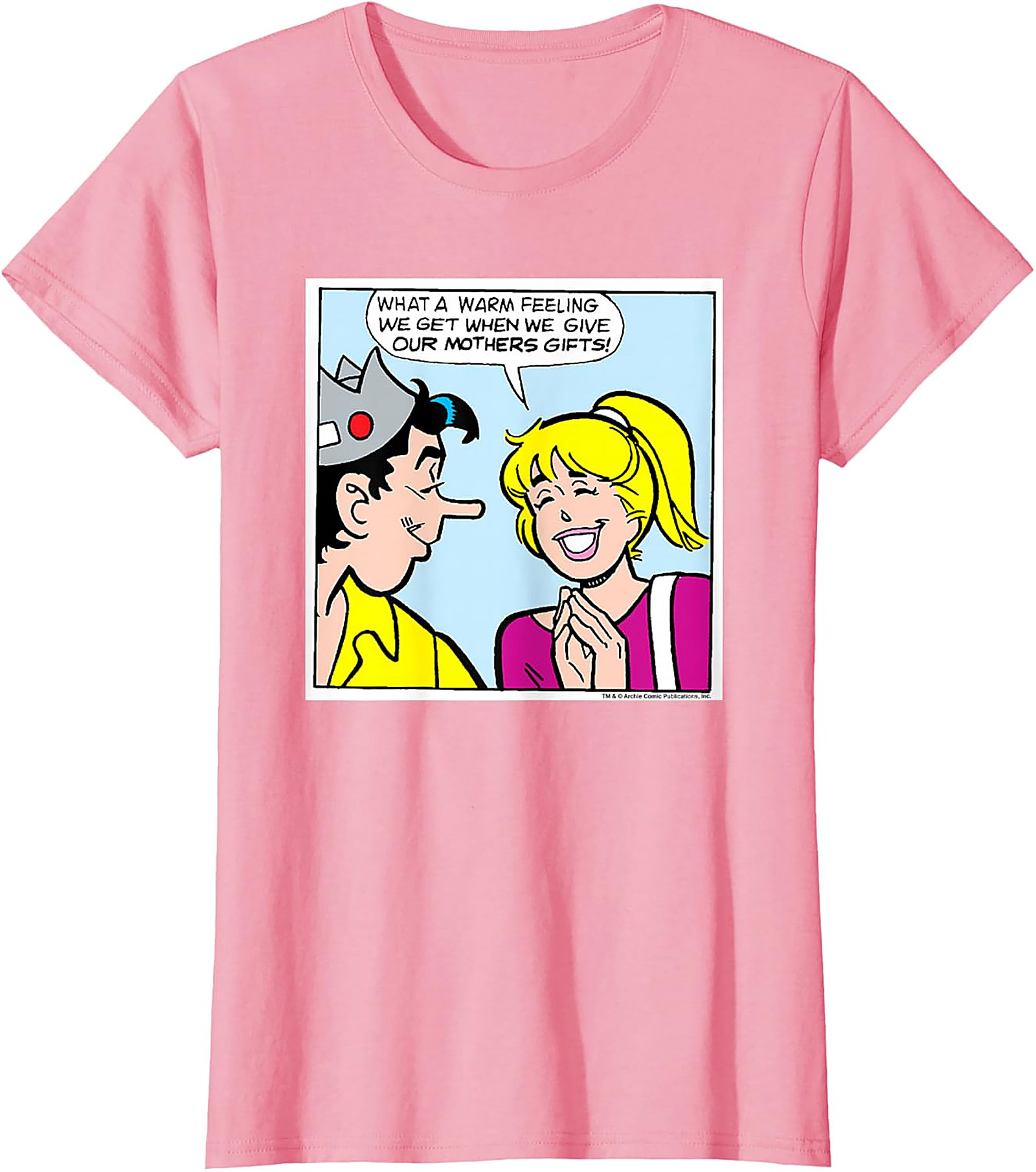  Retro Comic Mother's Day T-Shirt Betty & Jughead Unisex Tee