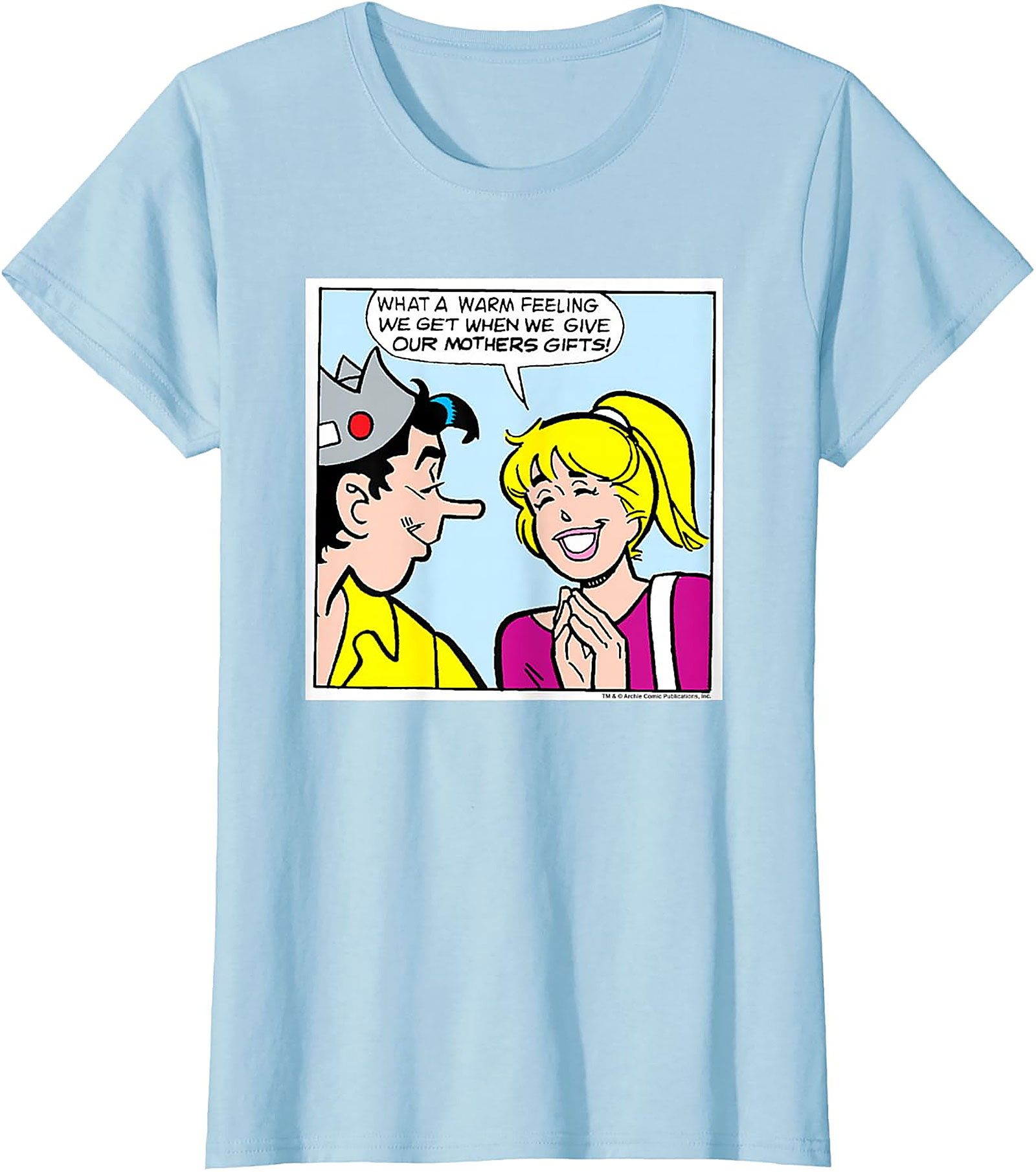  Retro Comic Mother's Day T-Shirt Betty & Jughead Unisex Tee