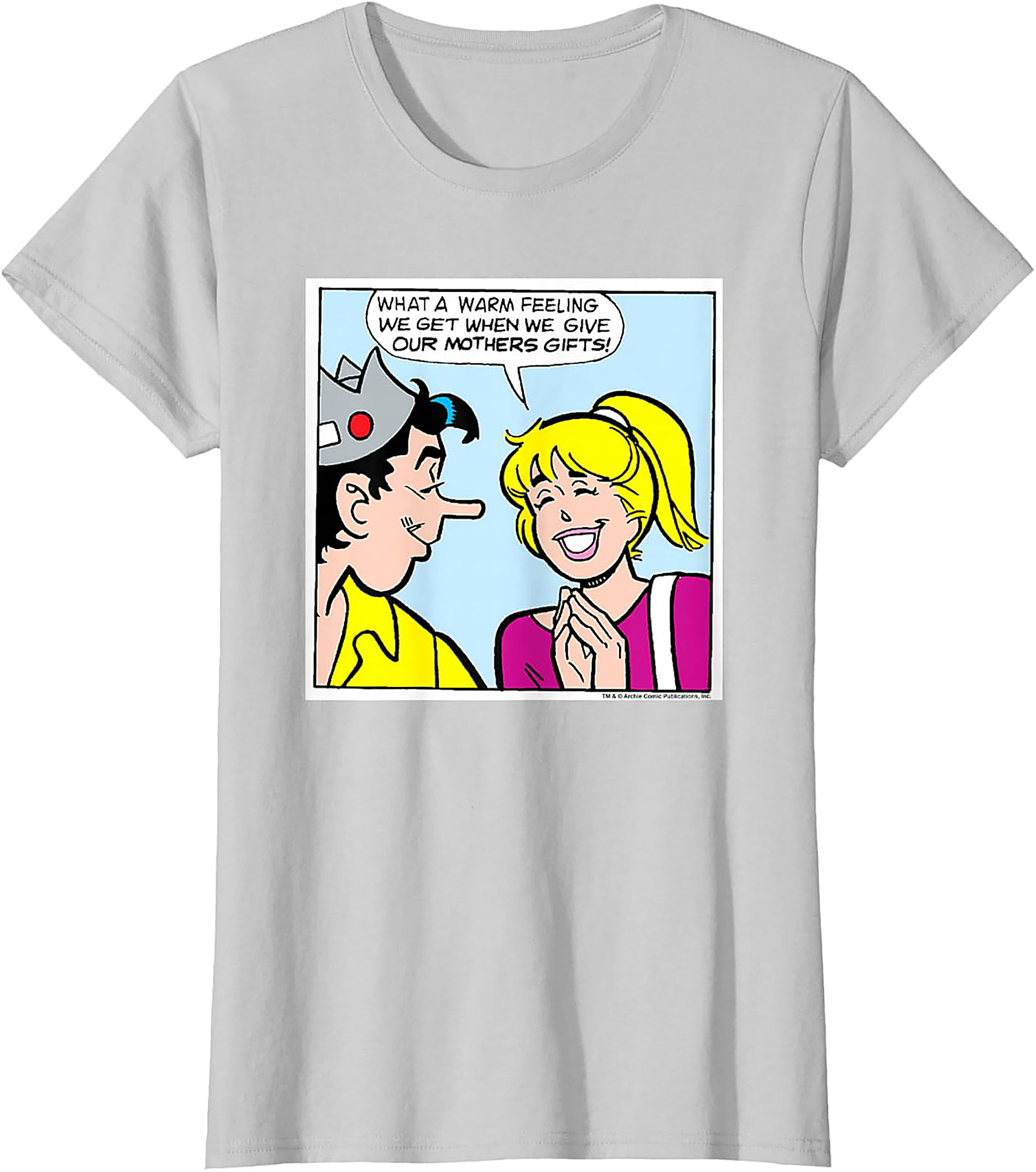  Retro Comic Mother's Day T-Shirt Betty & Jughead Unisex Tee
