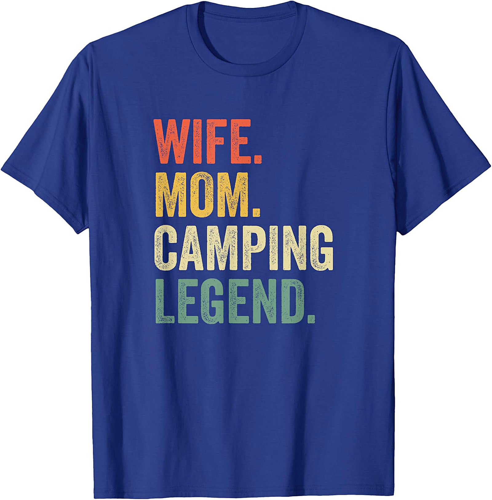 Wife Mom Camping Legend T-Shirt | Retro Outdoor Unisex Tee