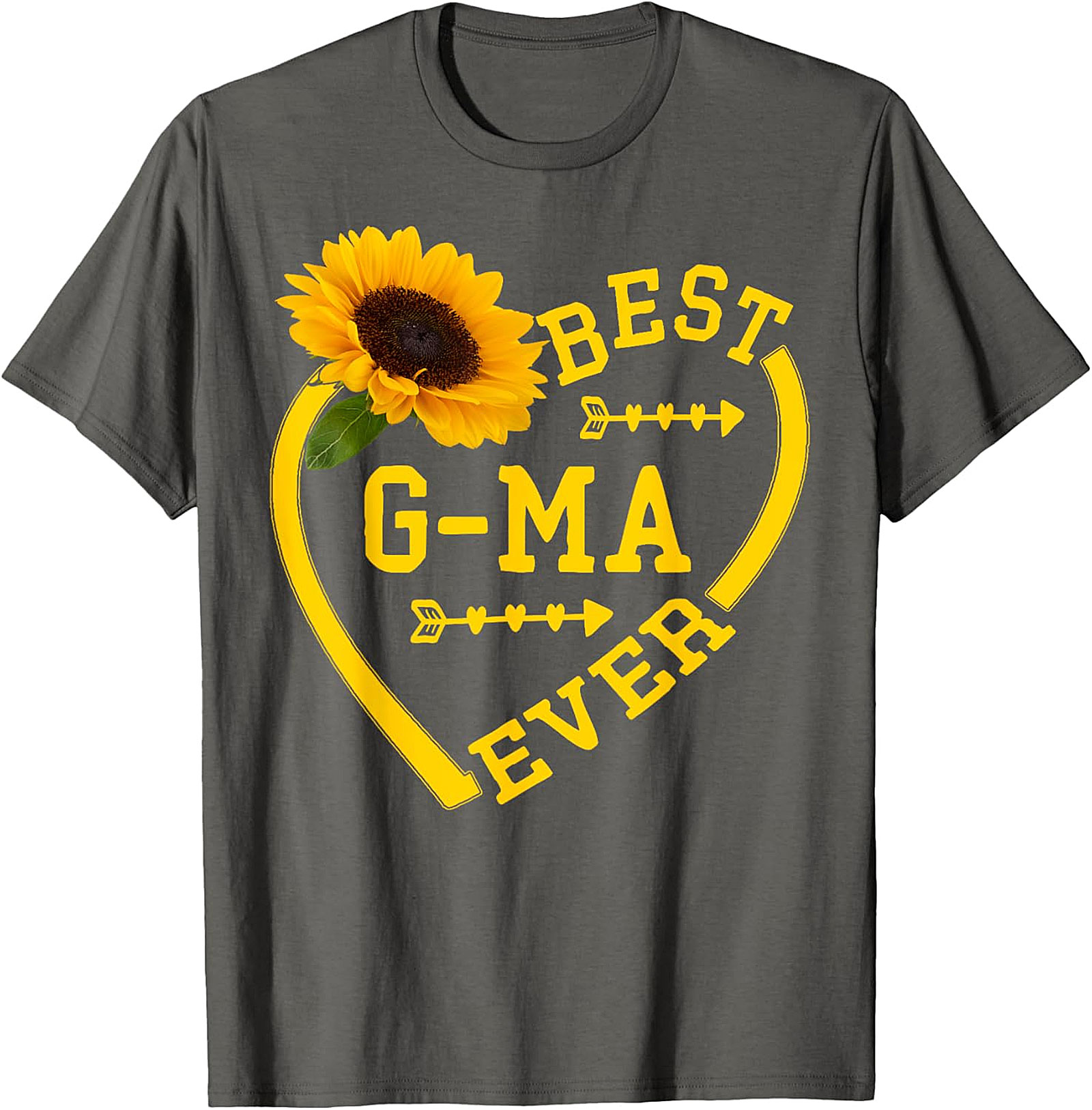 Best G-ma Ever Sunflower T-Shirt | Soft Cotton Gift Tee