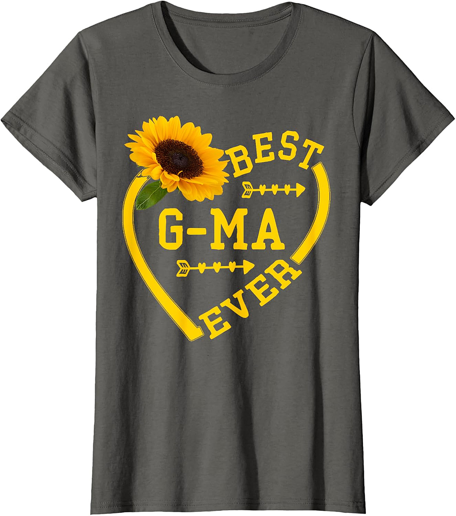 Best G-ma Ever Sunflower T-Shirt | Soft Cotton Gift Tee