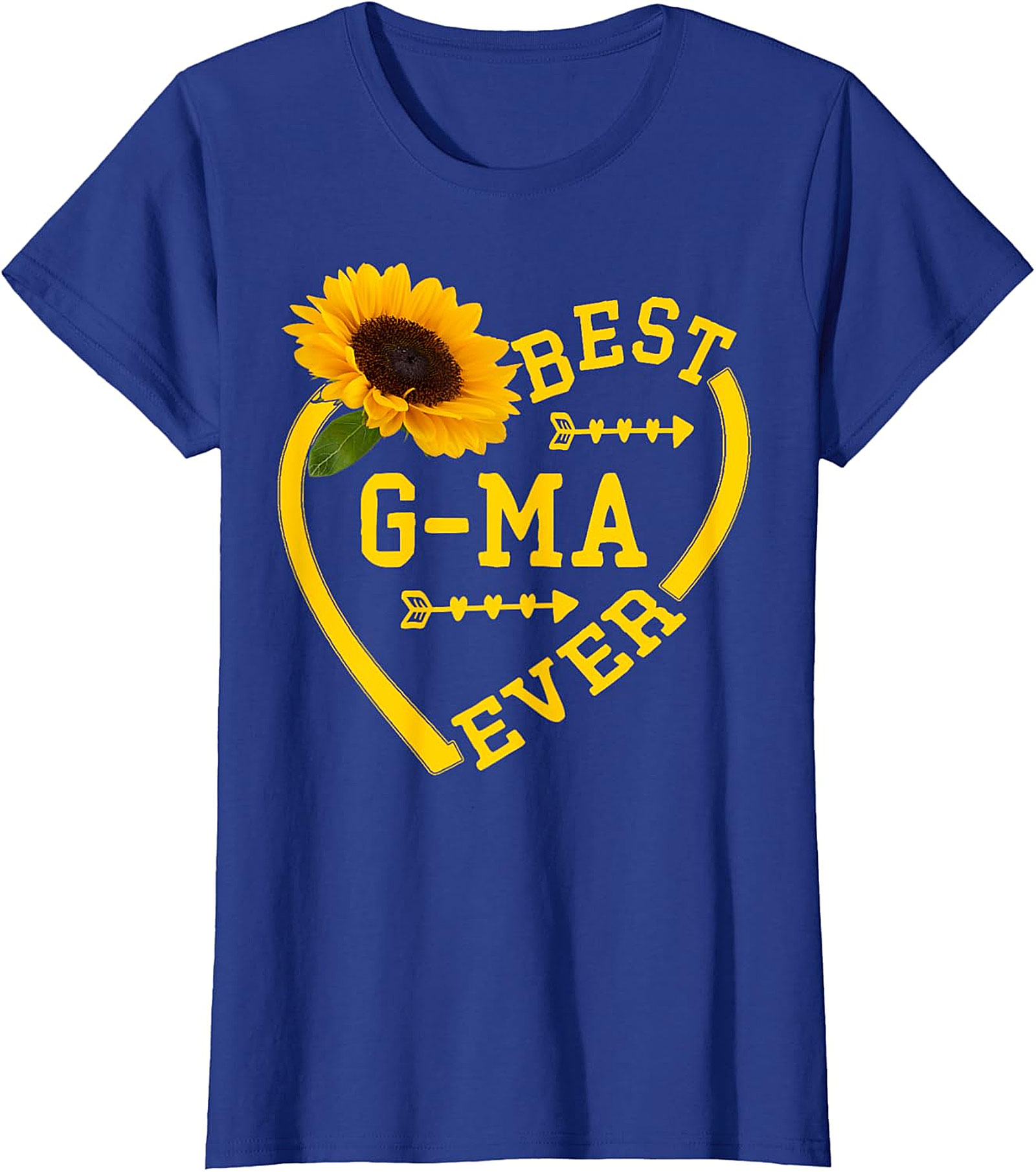 Best G-ma Ever Sunflower T-Shirt | Soft Cotton Gift Tee