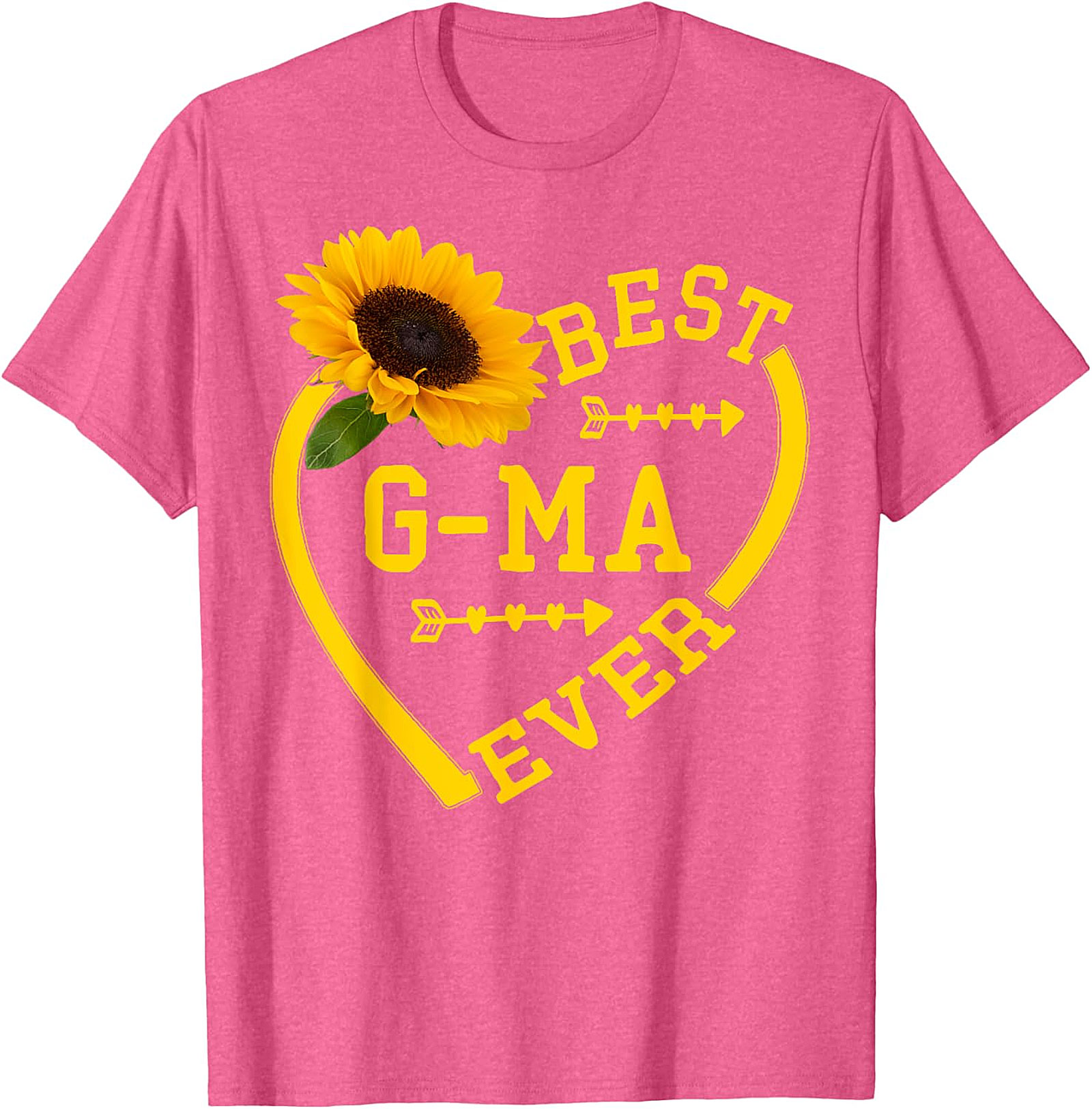 Best G-ma Ever Sunflower T-Shirt | Soft Cotton Gift Tee