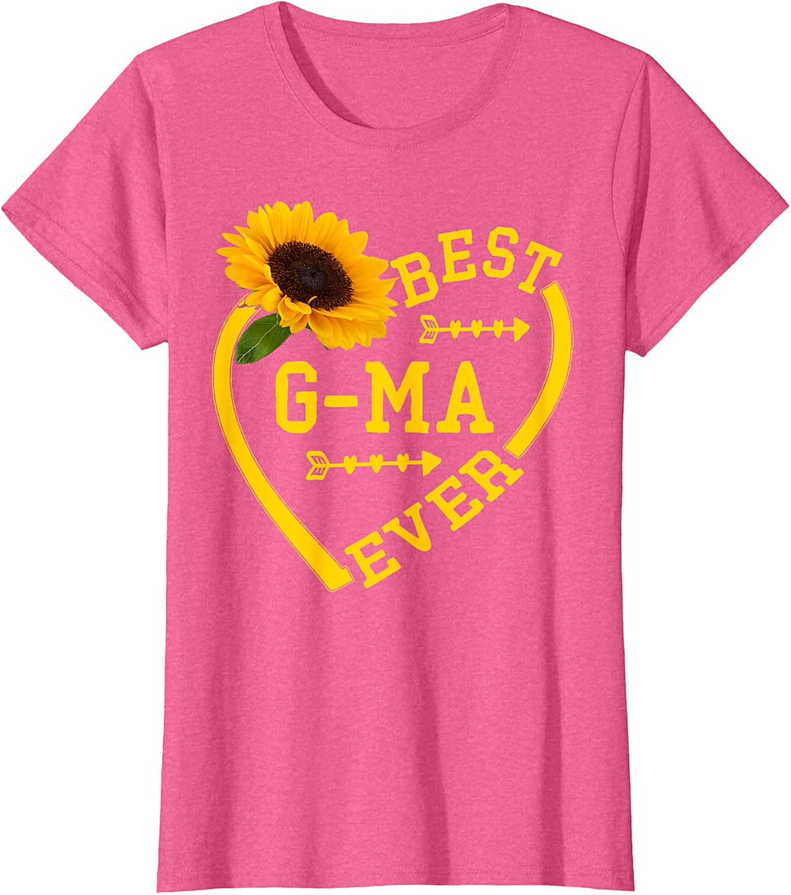 Best G-ma Ever Sunflower T-Shirt | Soft Cotton Gift Tee