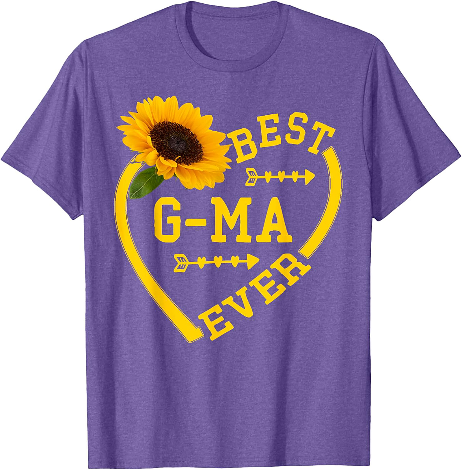 Best G-ma Ever Sunflower T-Shirt | Soft Cotton Gift Tee