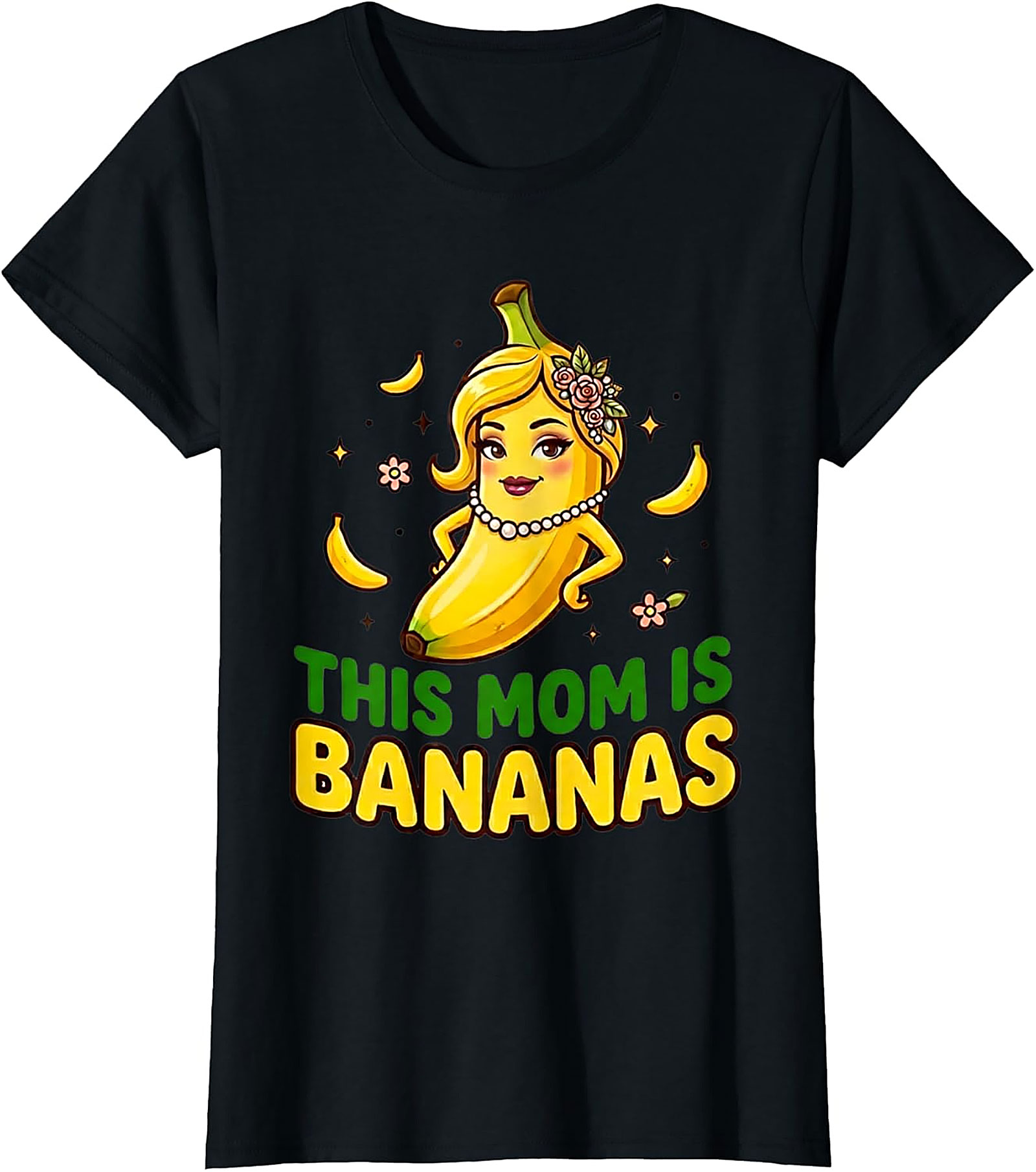This Mom Is Bananas Graphic Tee Funny Mom Unisex T-Shirt
