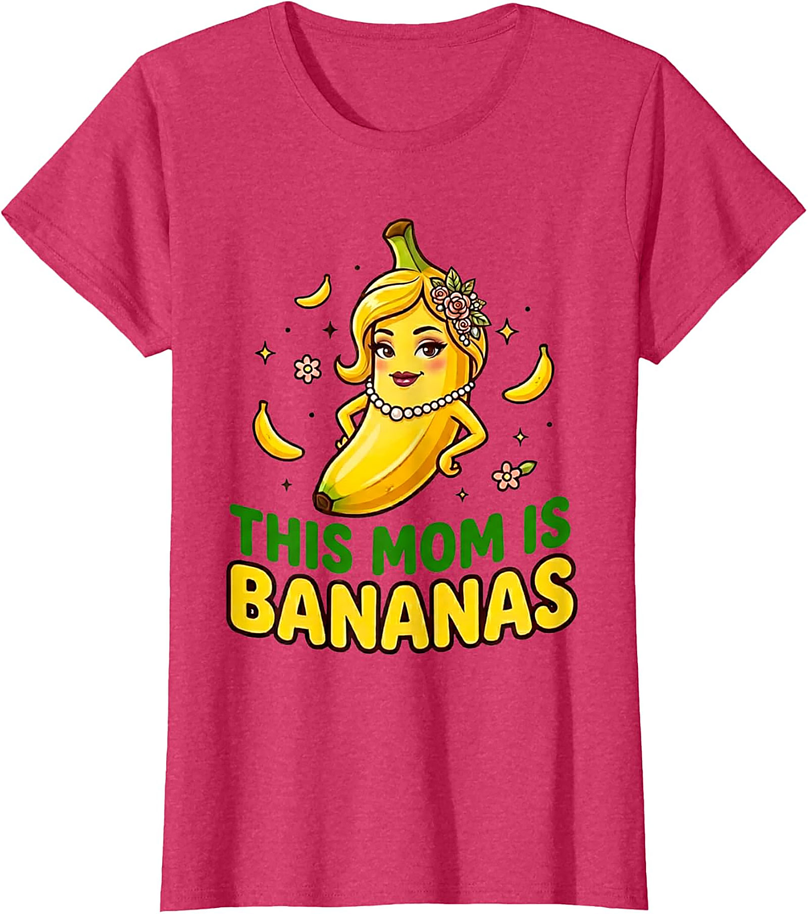 This Mom Is Bananas Graphic Tee Funny Mom Unisex T-Shirt