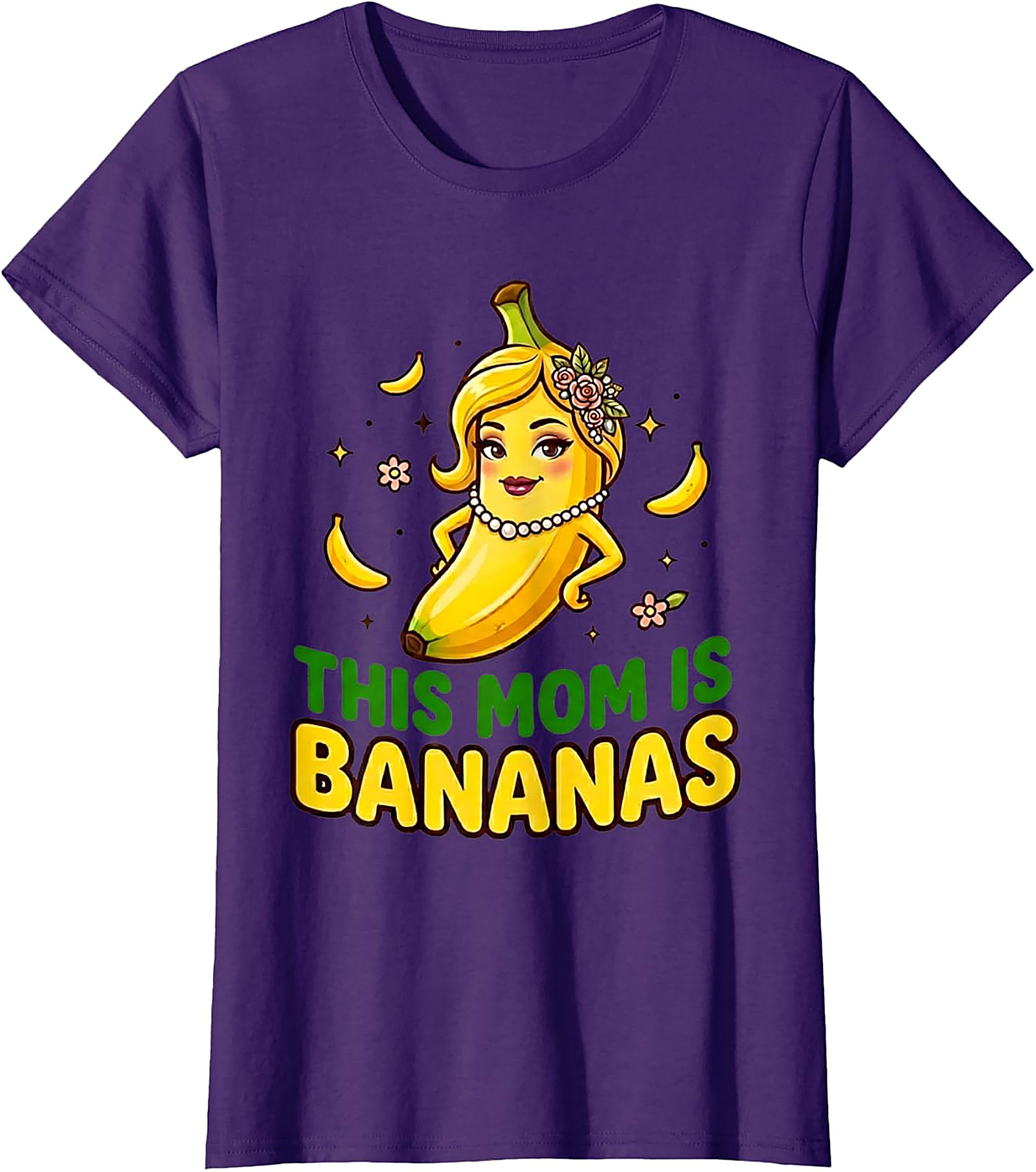 This Mom Is Bananas Graphic Tee Funny Mom Unisex T-Shirt
