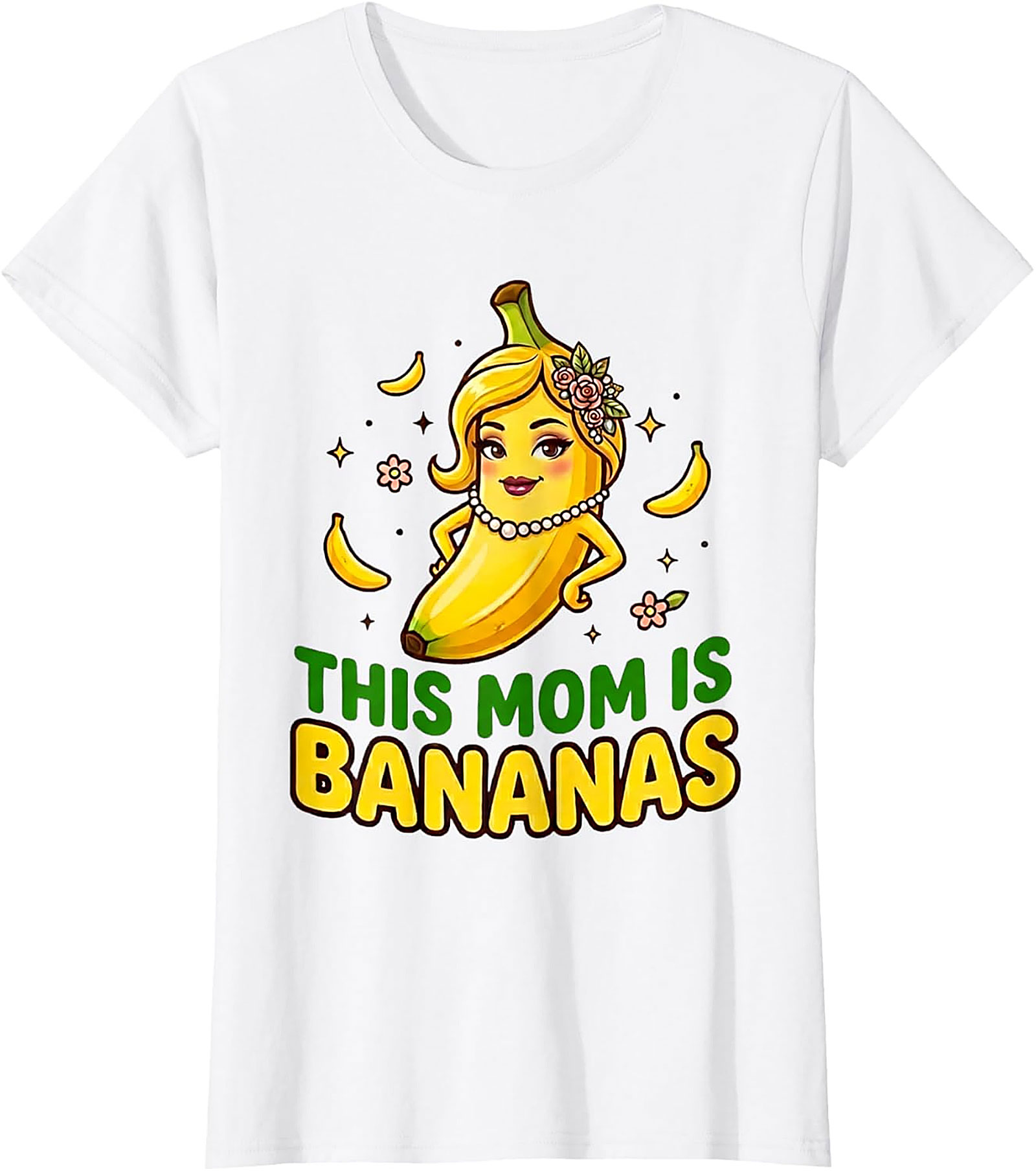 This Mom Is Bananas Graphic Tee Funny Mom Unisex T-Shirt