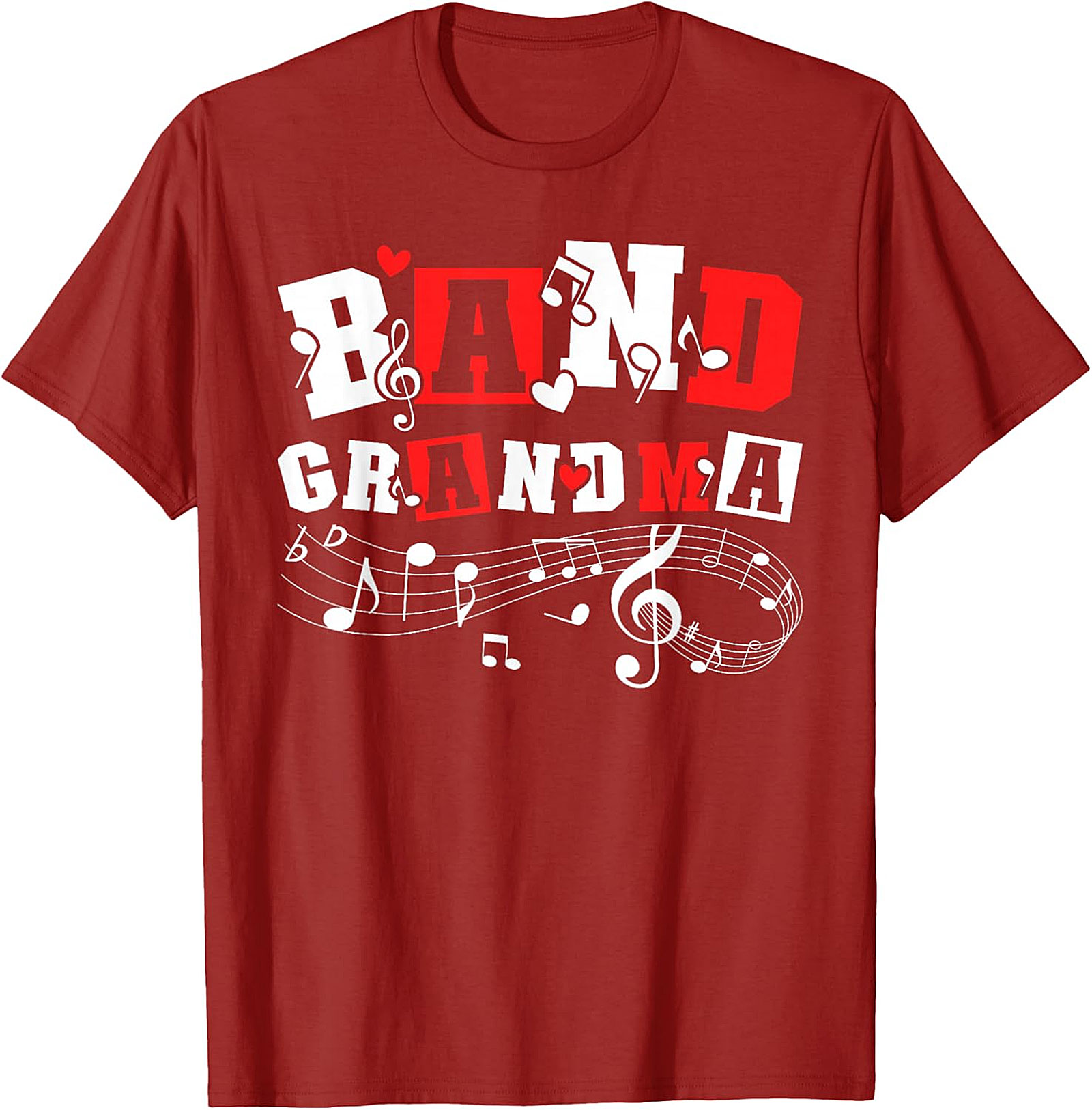 Band Grandma T-Shirt | Proud Music Supporter Graphic Tee