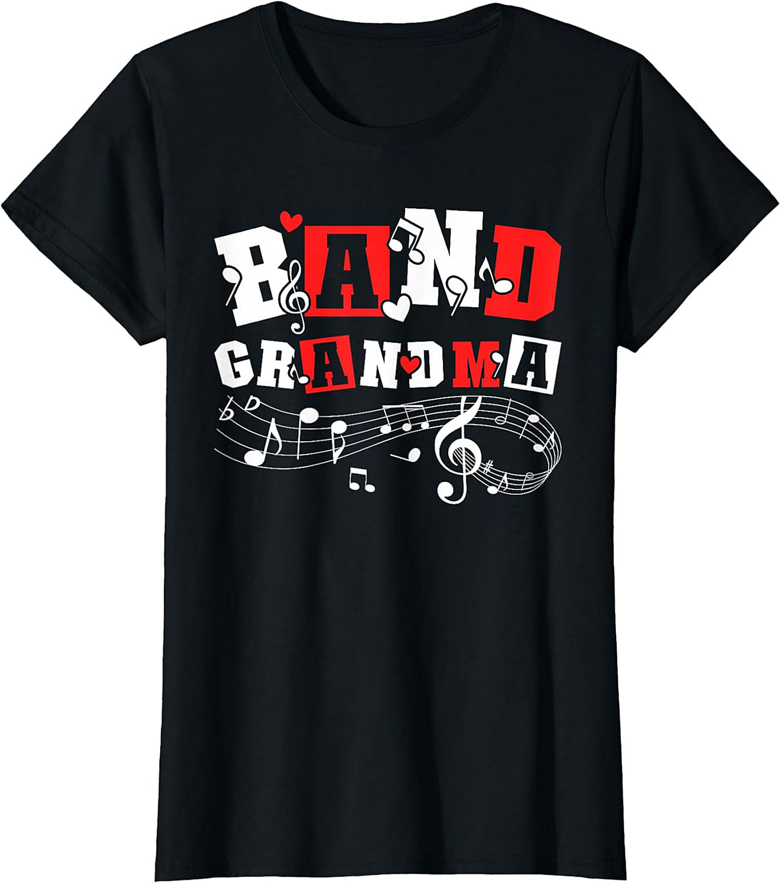 Band Grandma T-Shirt | Proud Music Supporter Graphic Tee
