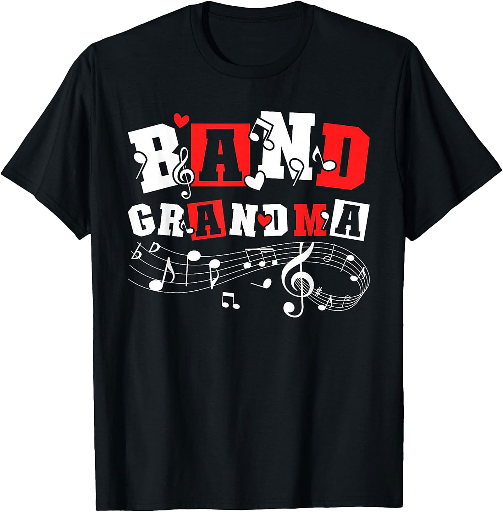Band Grandma T-Shirt | Proud Music Supporter Graphic Tee