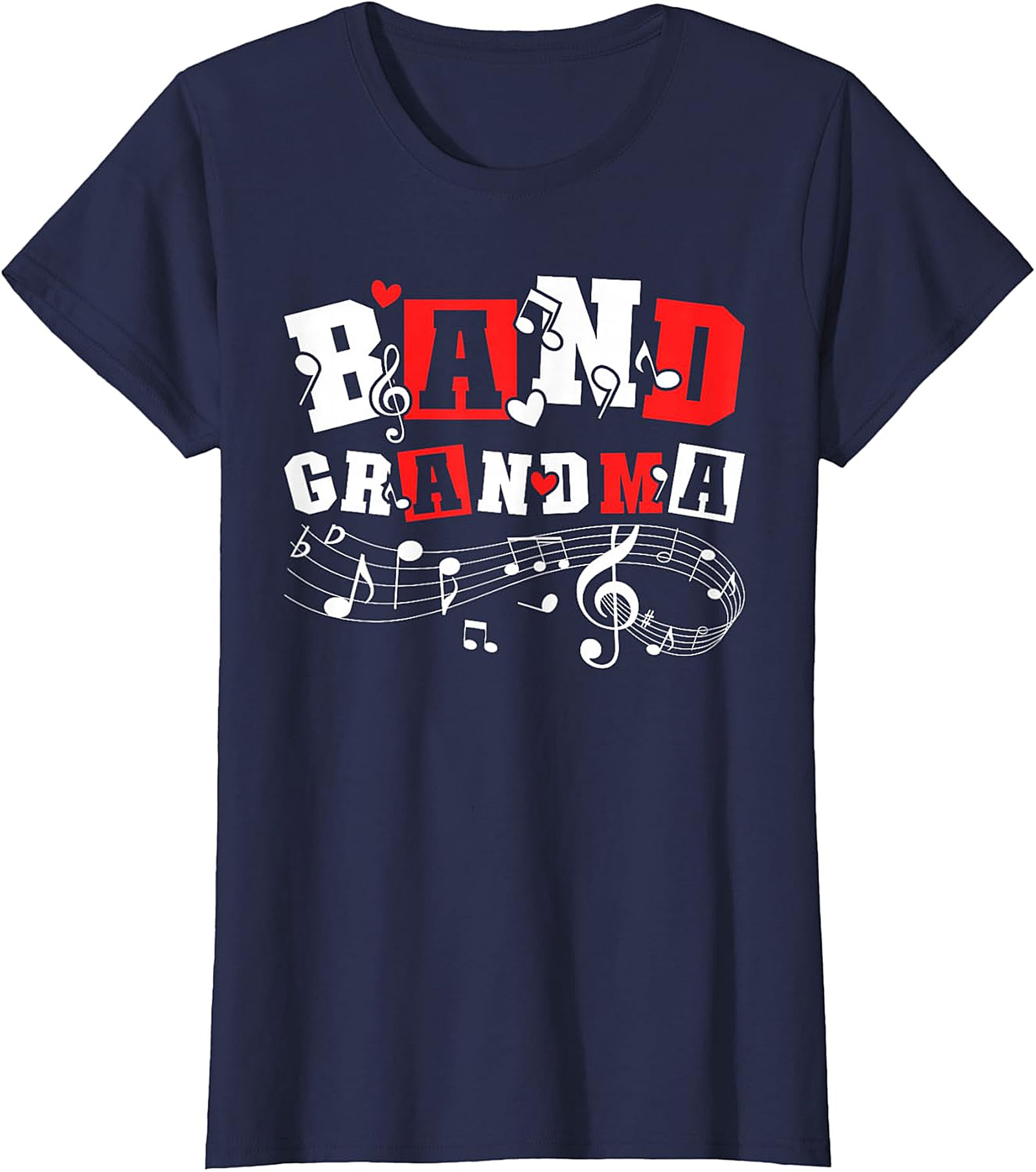 Band Grandma T-Shirt | Proud Music Supporter Graphic Tee