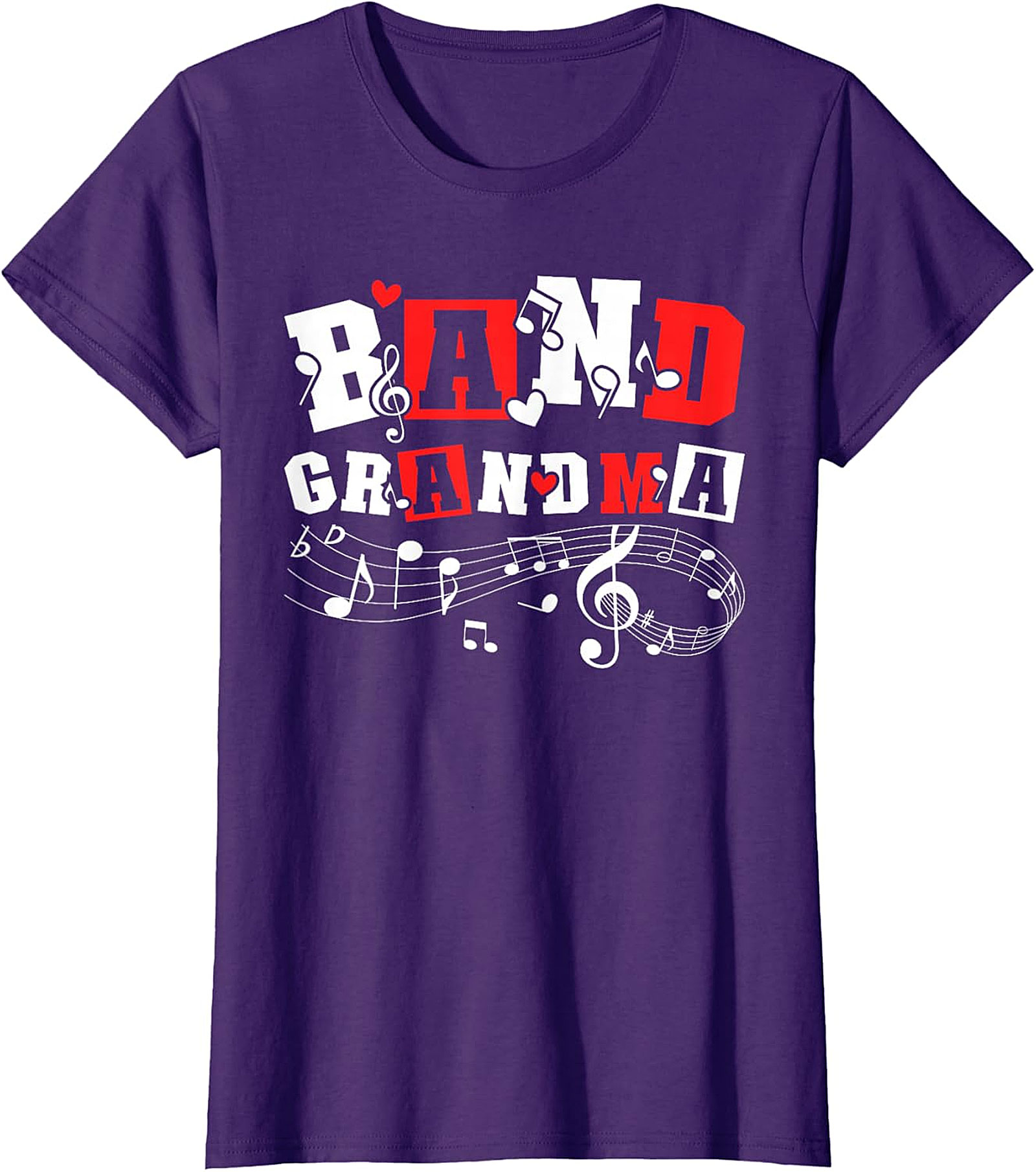 Band Grandma T-Shirt | Proud Music Supporter Graphic Tee