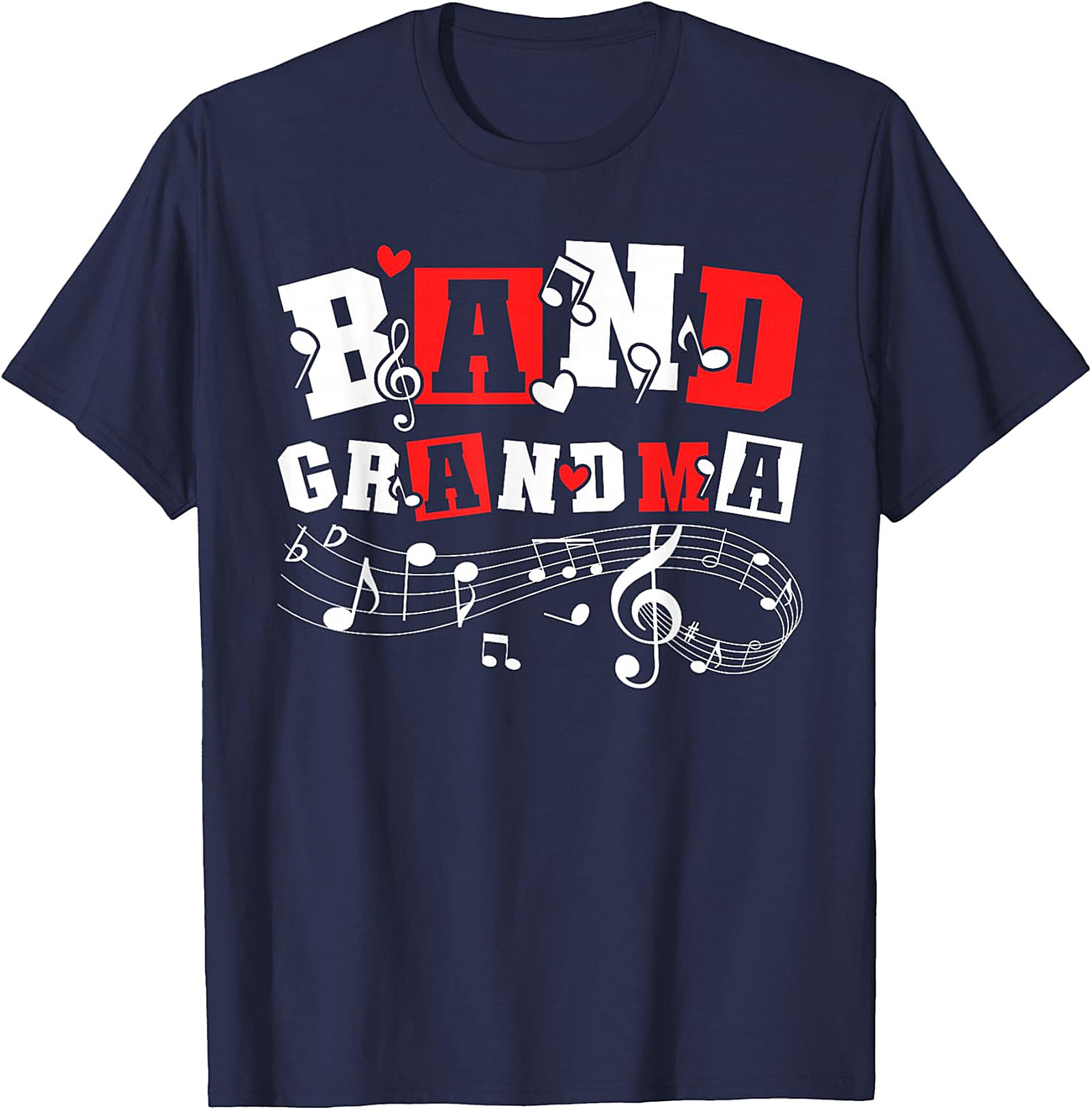 Band Grandma T-Shirt | Proud Music Supporter Graphic Tee