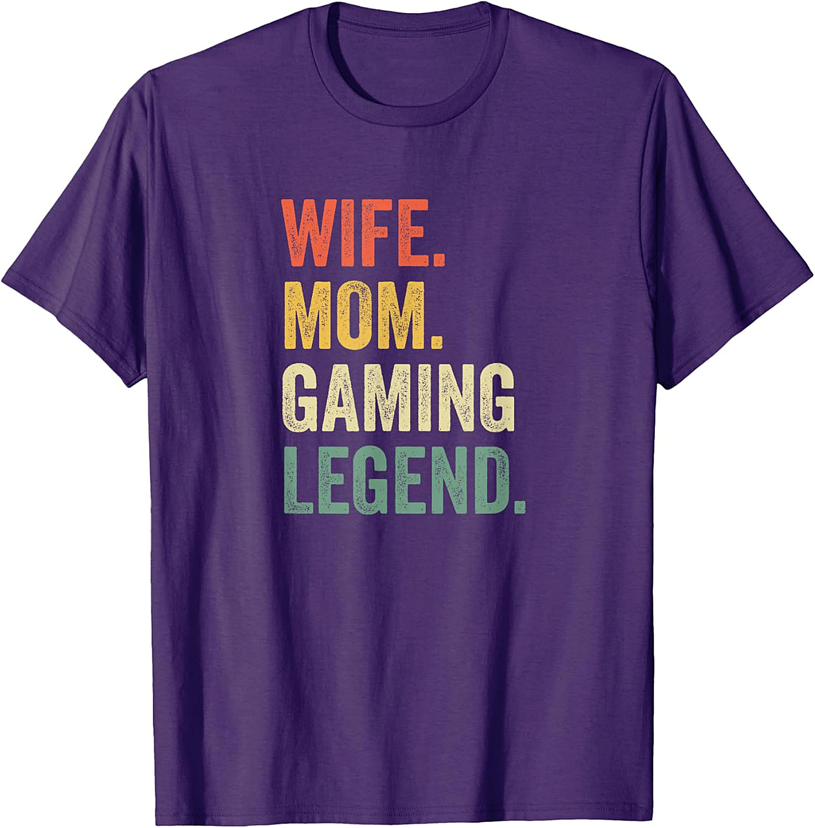 Wife Mom Gaming Legend T-Shirt | Retro Gamer Mom Tee