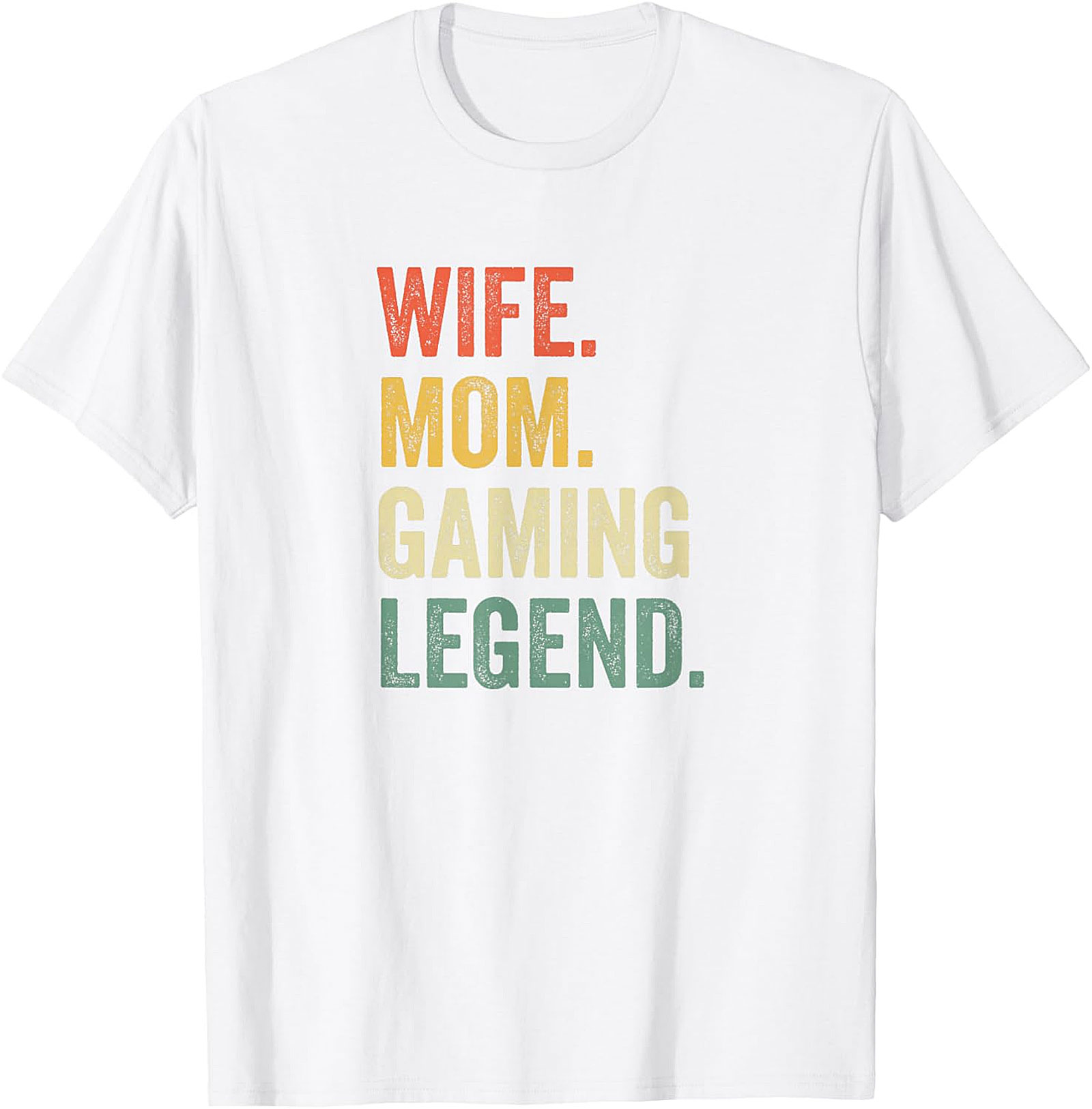 Wife Mom Gaming Legend T-Shirt | Retro Gamer Mom Tee