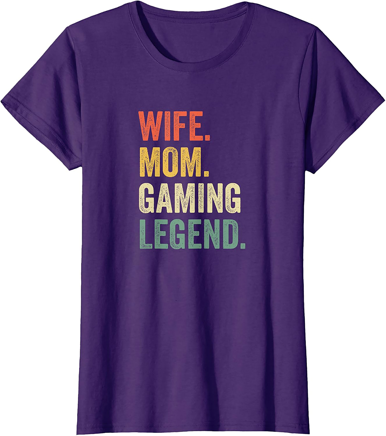 Wife Mom Gaming Legend T-Shirt | Retro Gamer Mom Tee