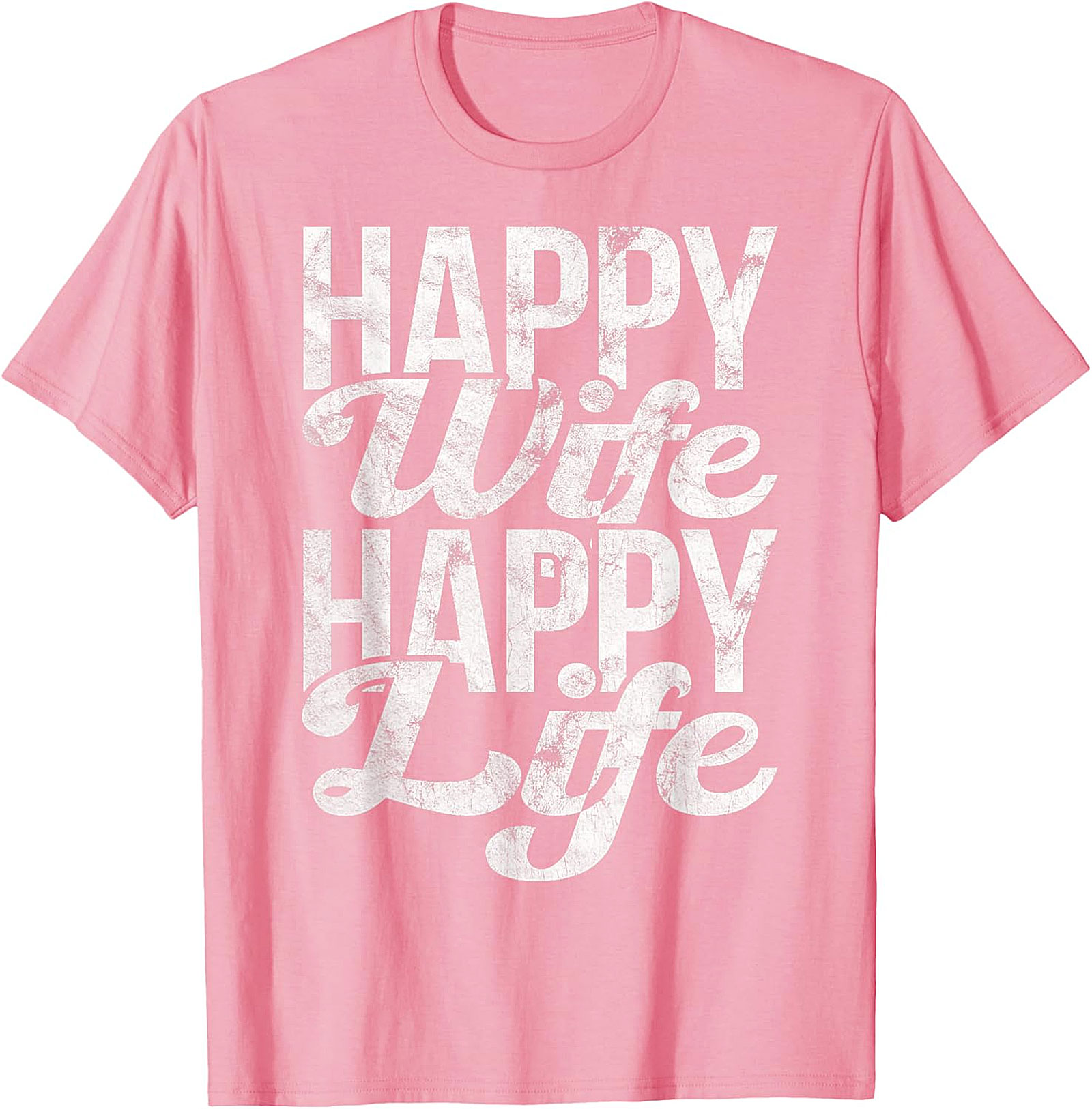 Happy Wife Happy Life T-shirt | Funny Husband Graphic Tee
