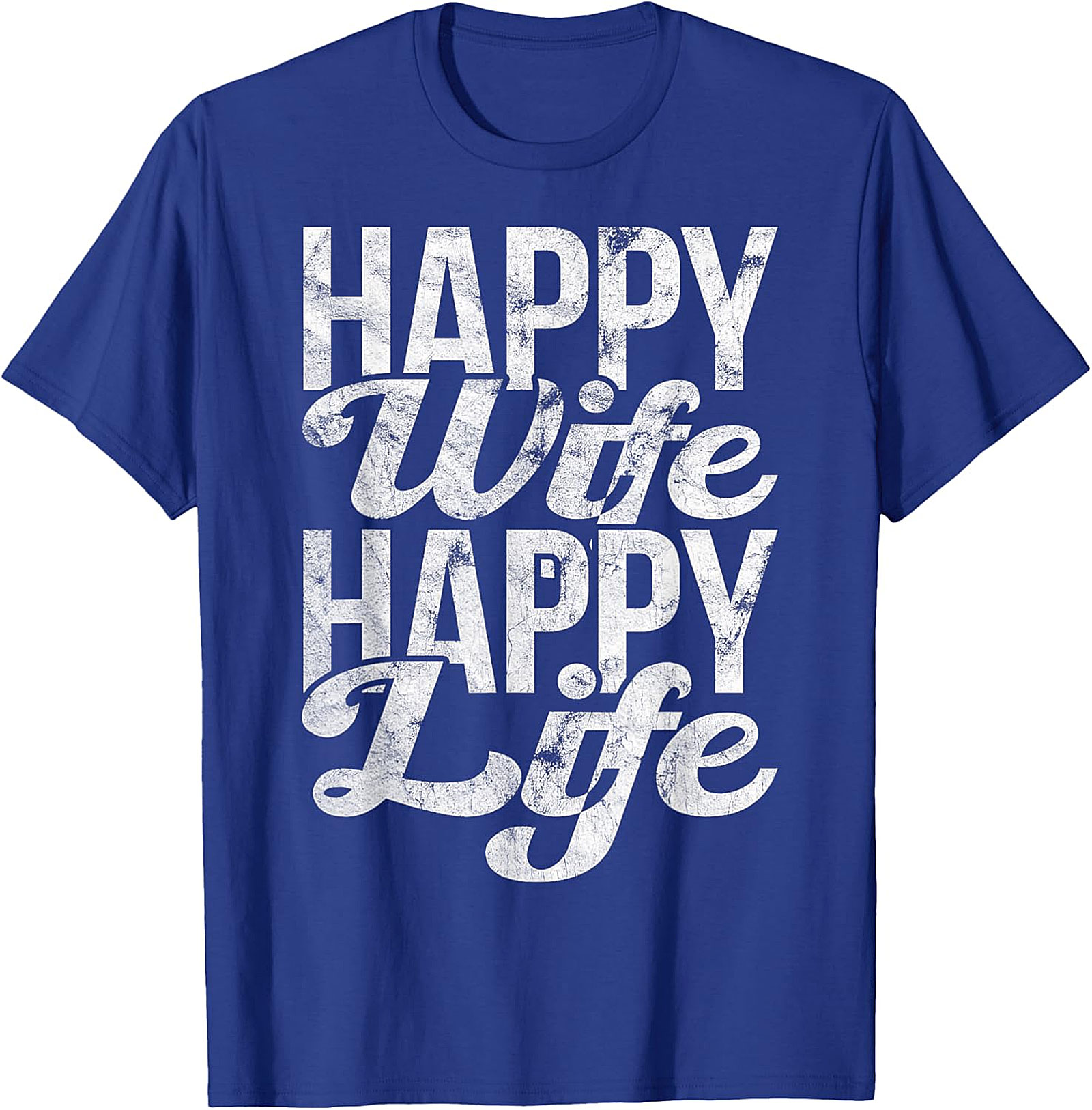 Happy Wife Happy Life T-shirt | Funny Husband Graphic Tee