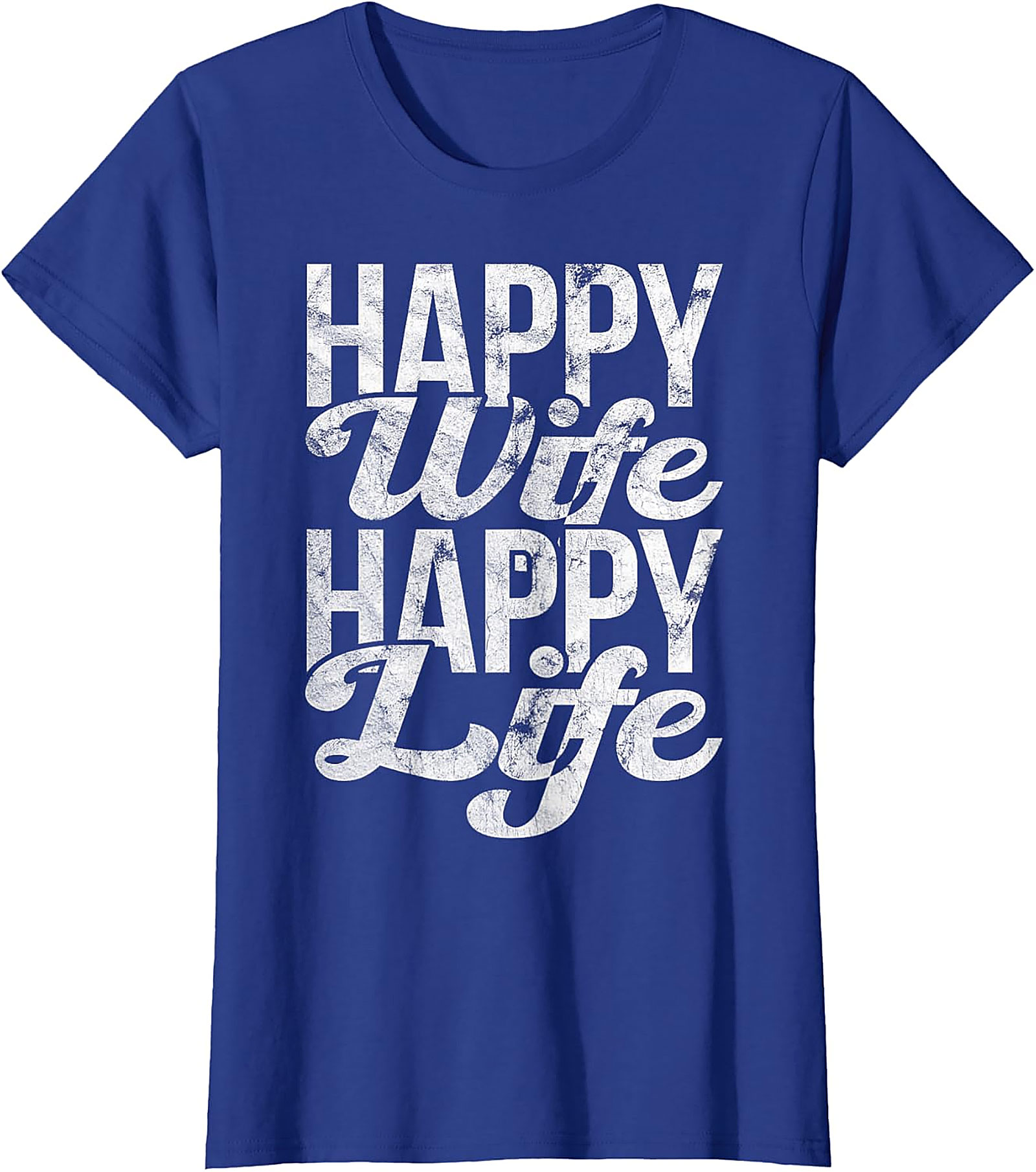 Happy Wife Happy Life T-shirt | Funny Husband Graphic Tee