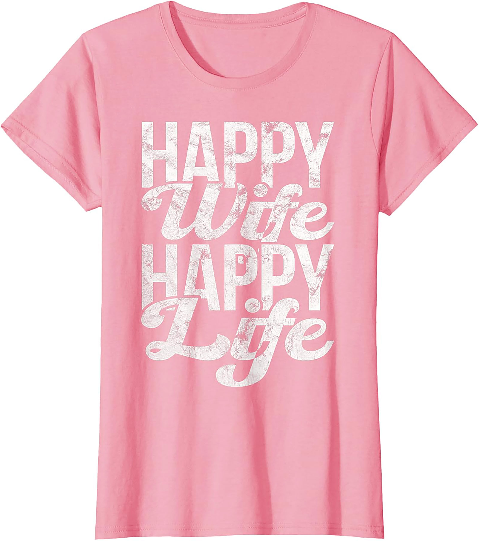 Happy Wife Happy Life T-shirt | Funny Husband Graphic Tee