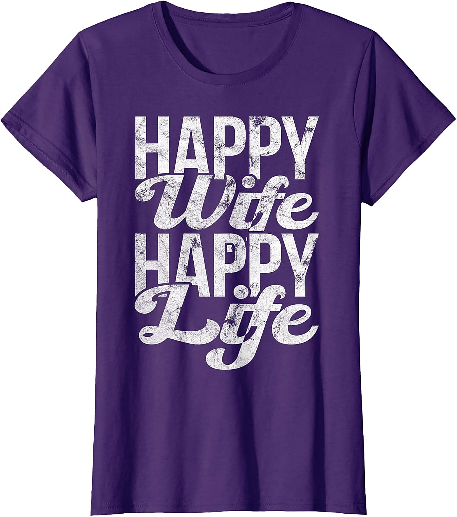 Happy Wife Happy Life T-shirt | Funny Husband Graphic Tee