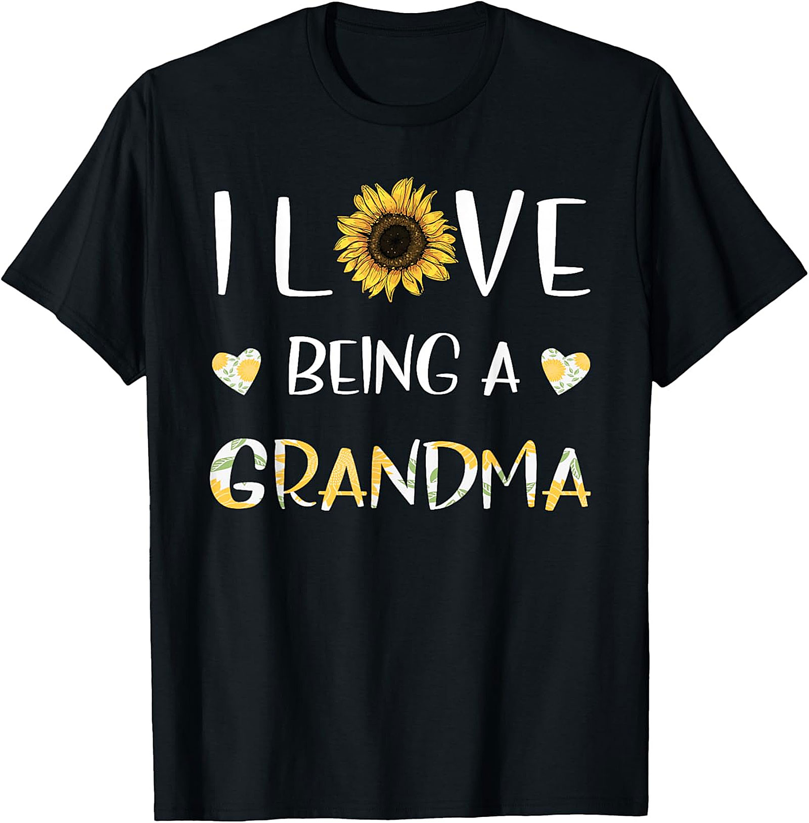  Sunflower Grandma T-shirt | Soft Cotton Graphic Tee Gift