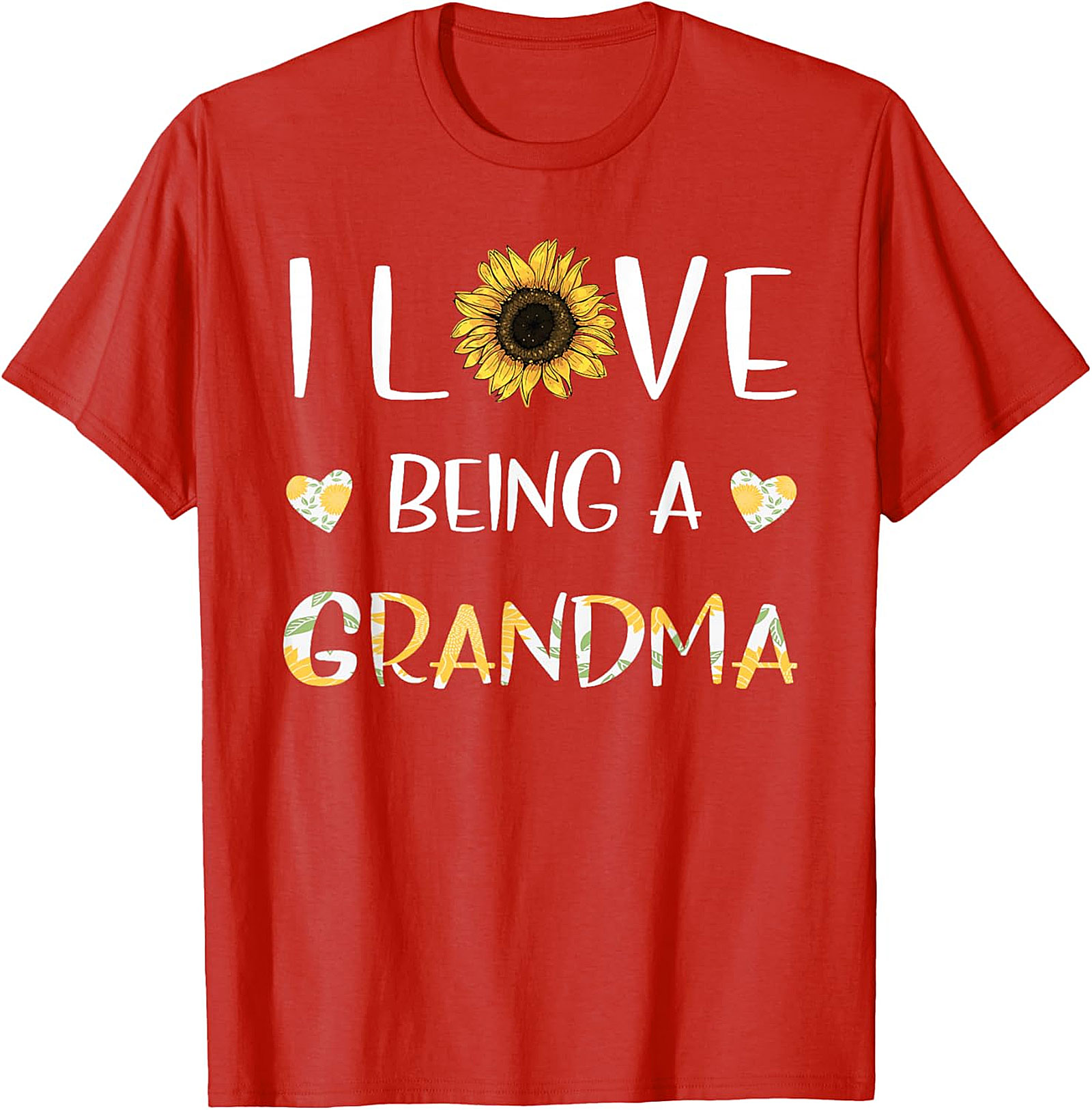  Sunflower Grandma T-shirt | Soft Cotton Graphic Tee Gift