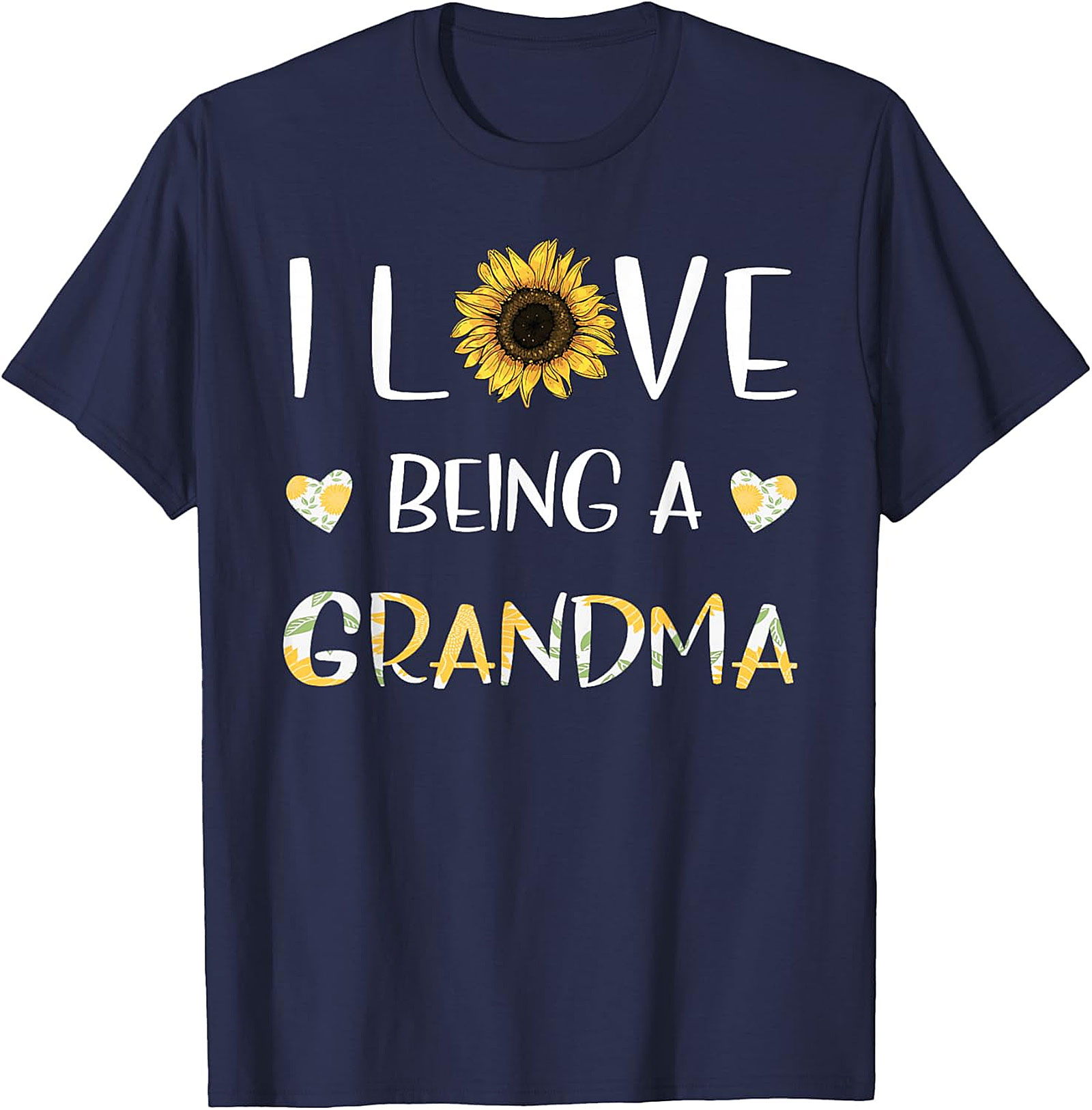 Sunflower Grandma T-shirt | Soft Cotton Graphic Tee Gift