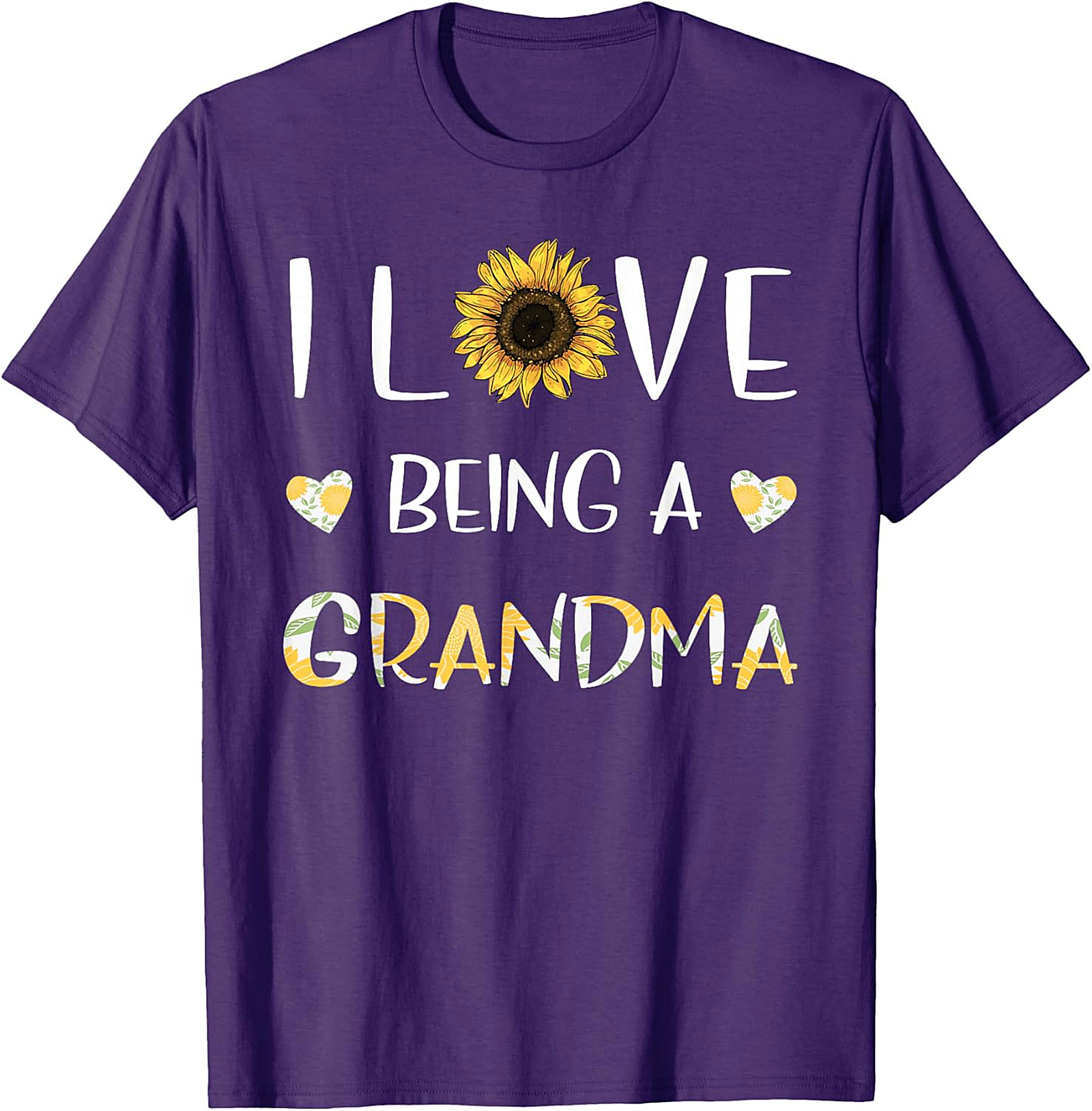  Sunflower Grandma T-shirt | Soft Cotton Graphic Tee Gift