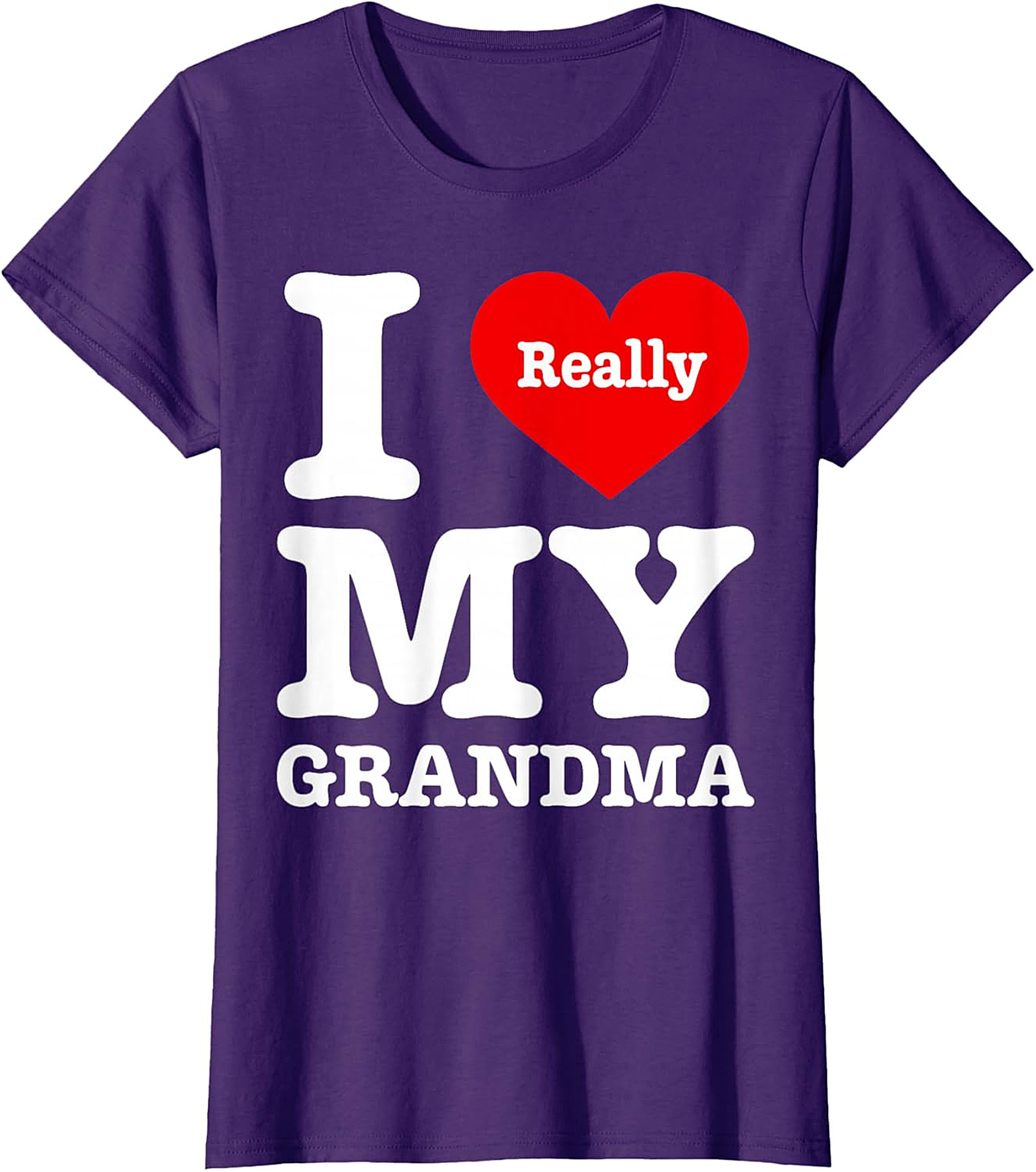 I Really Love My Grandma T-Shirt | Sweet Unisex Graphic Tee