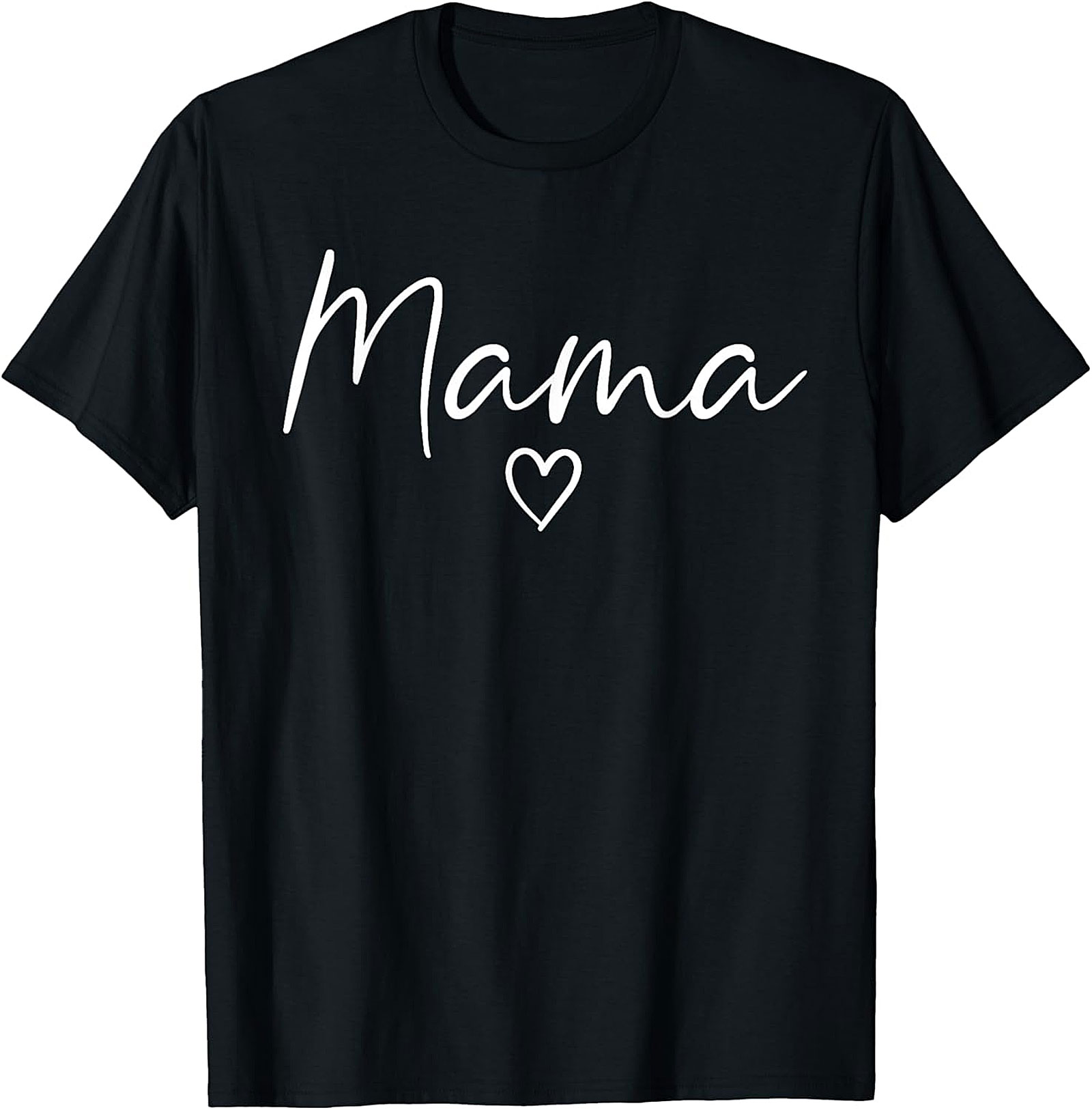 Minimalist Mama Heart T-Shirt Soft Unisex Graphic Tee