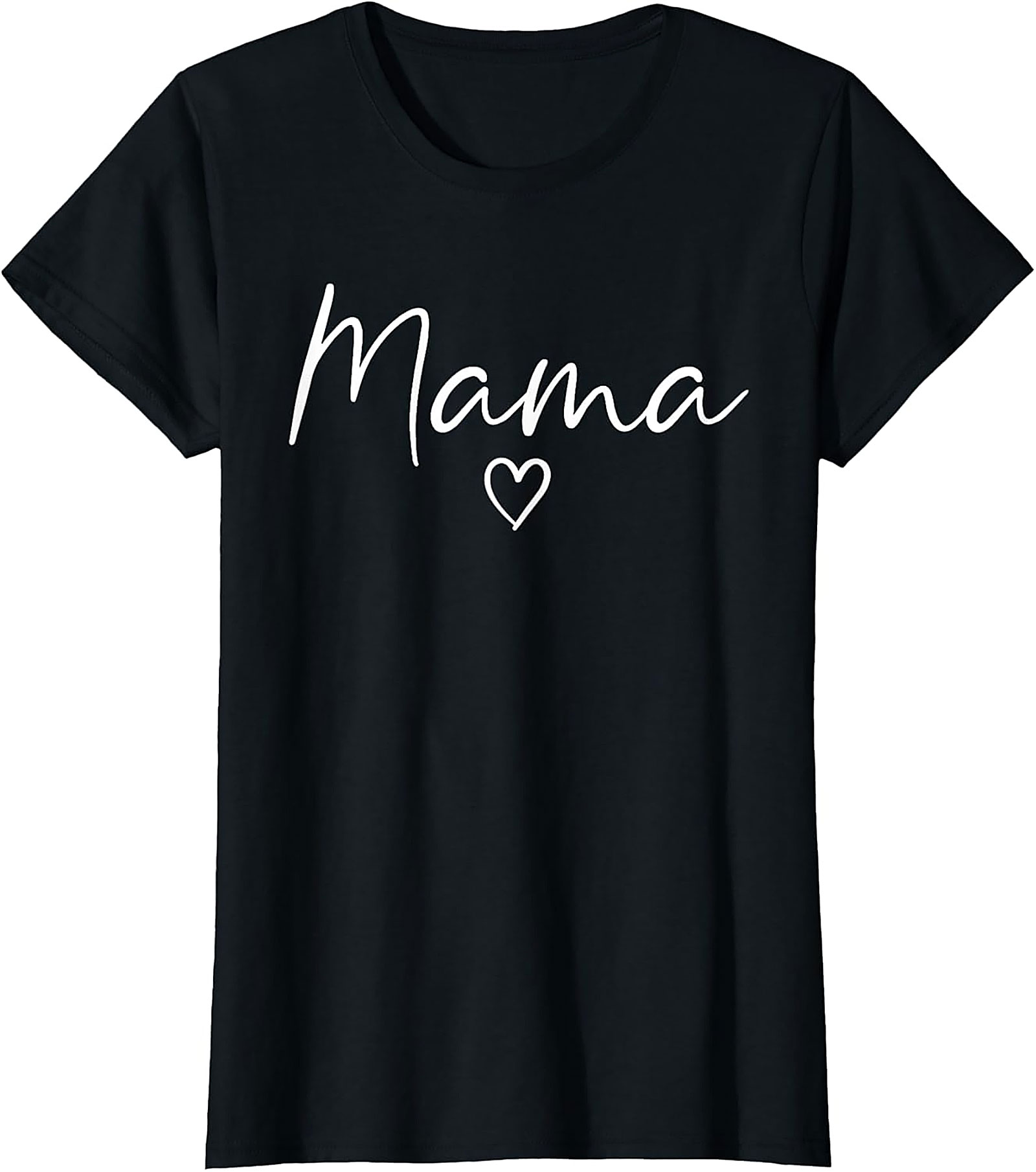 Minimalist Mama Heart T-Shirt Soft Unisex Graphic Tee
