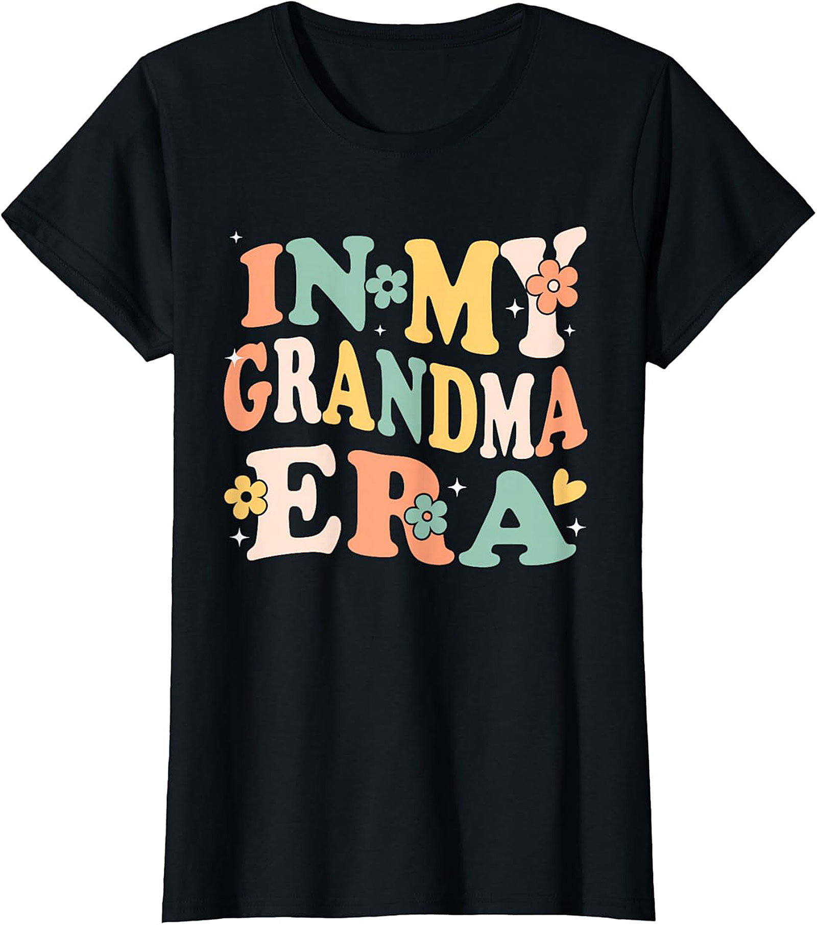 In My Grandma Era T-Shirt - Retro Groovy Grandma Tee