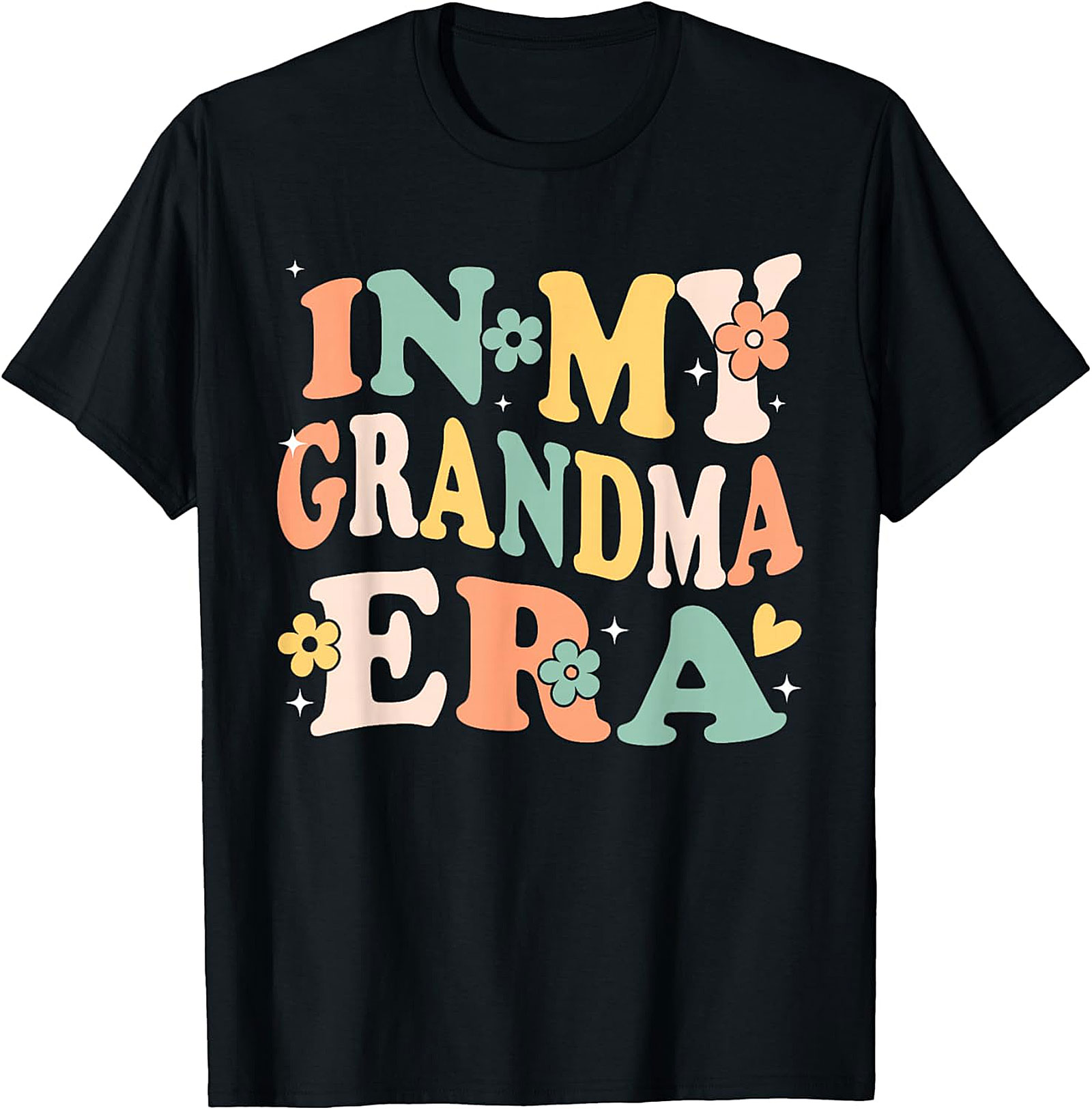 In My Grandma Era T-Shirt - Retro Groovy Grandma Tee
