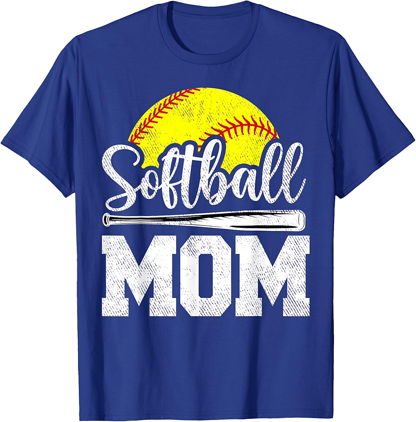 Softball Mom T-shirt | Vintage Graphic Tee for Game Day