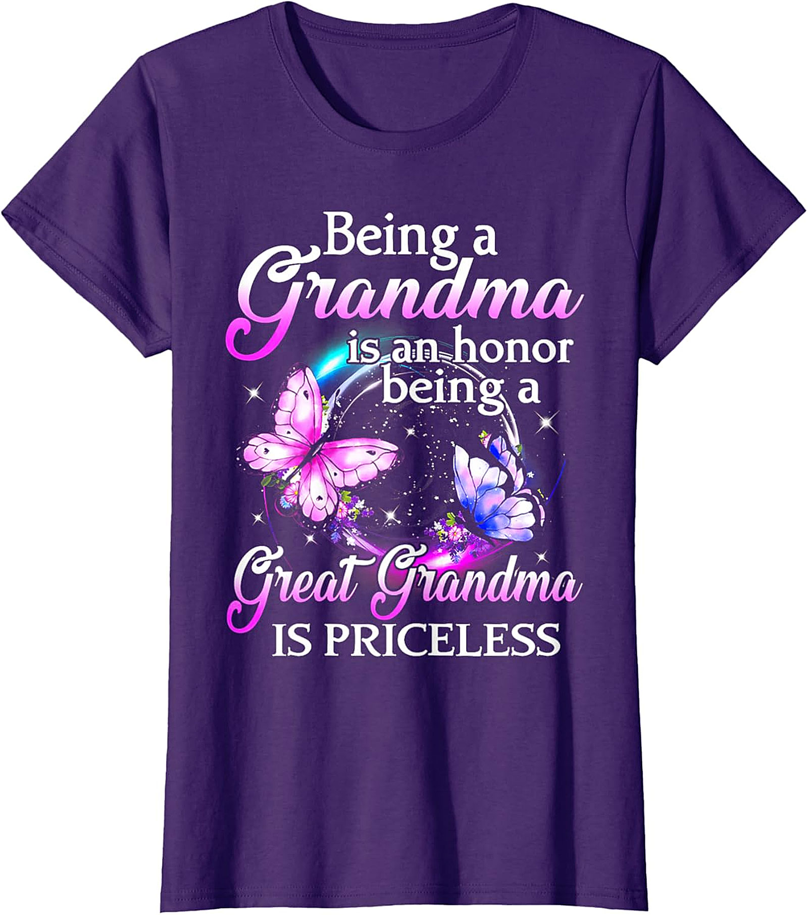 Being a Great Grandma Is Priceless T-shirt | Soft Cotton Tee