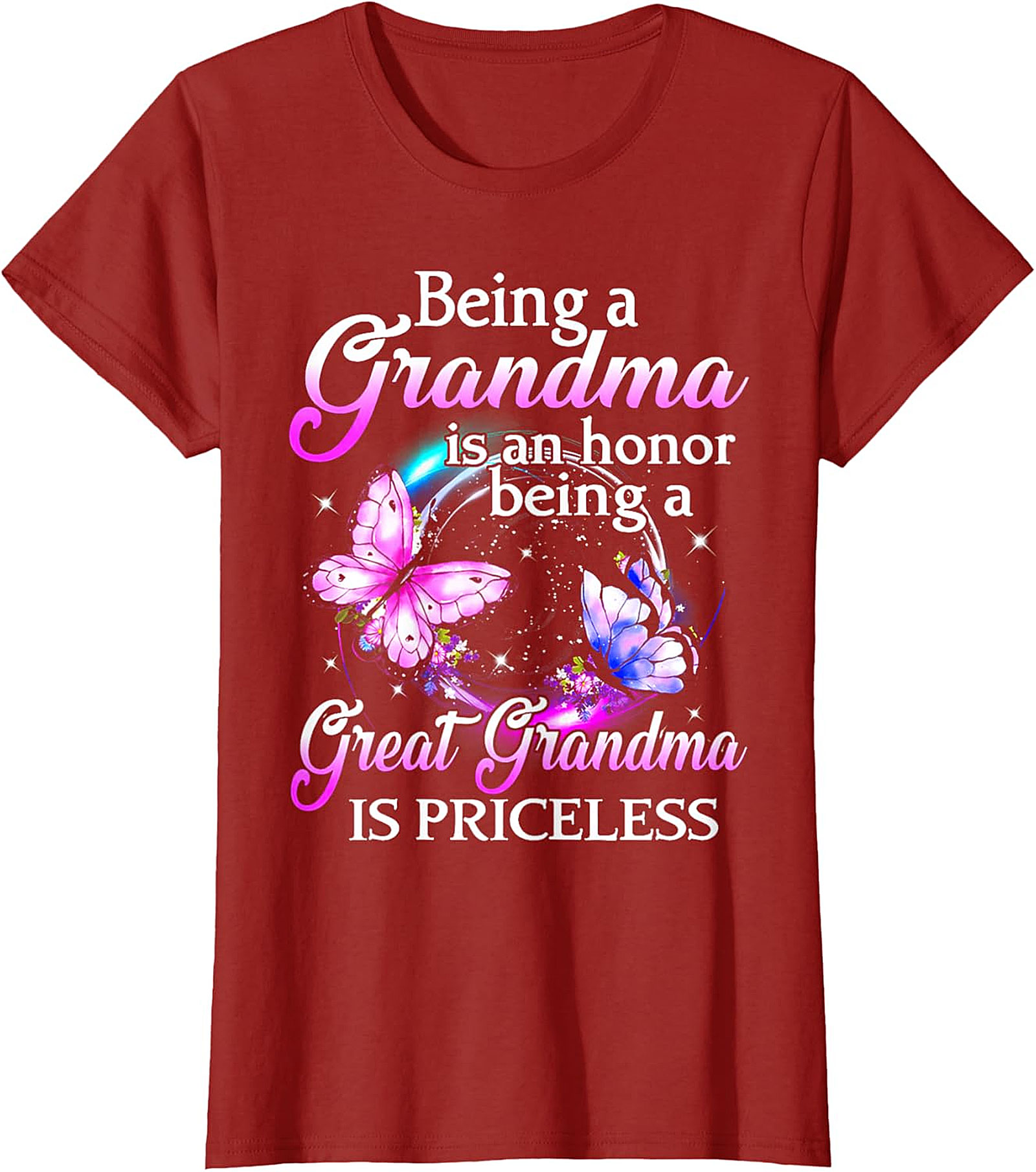 Being a Great Grandma Is Priceless T-shirt | Soft Cotton Tee