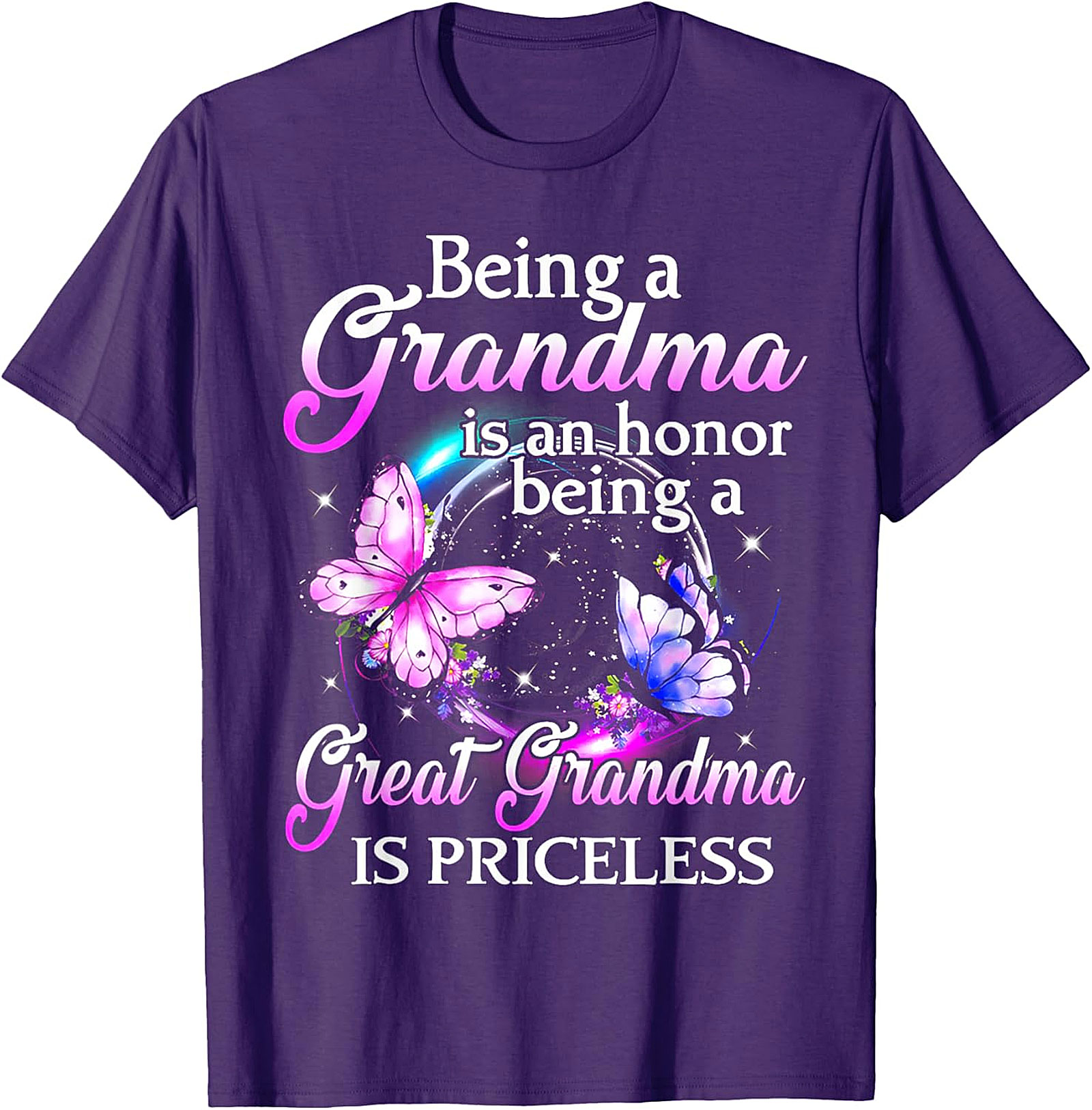 Being a Great Grandma Is Priceless T-shirt | Soft Cotton Tee