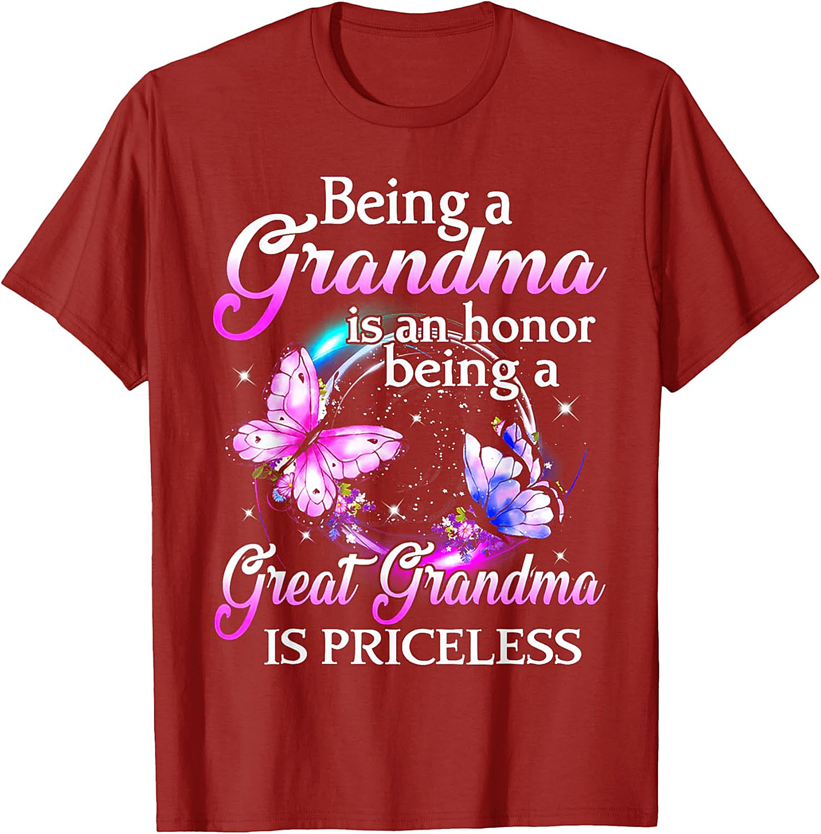 Being a Great Grandma Is Priceless T-shirt | Soft Cotton Tee