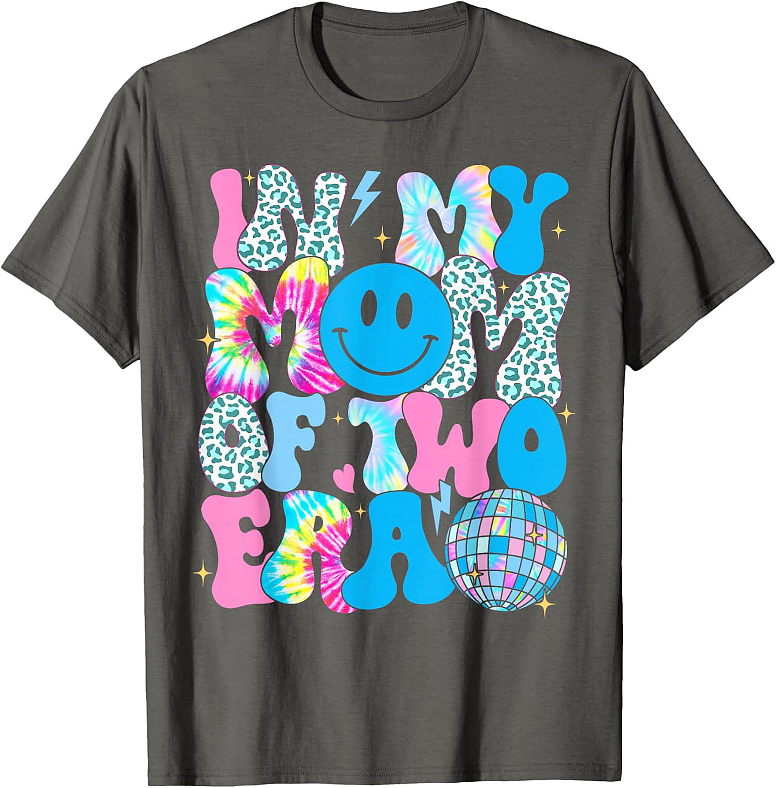 In My Mom Of Two Era T-Shirt | Groovy Retro Mom Tee