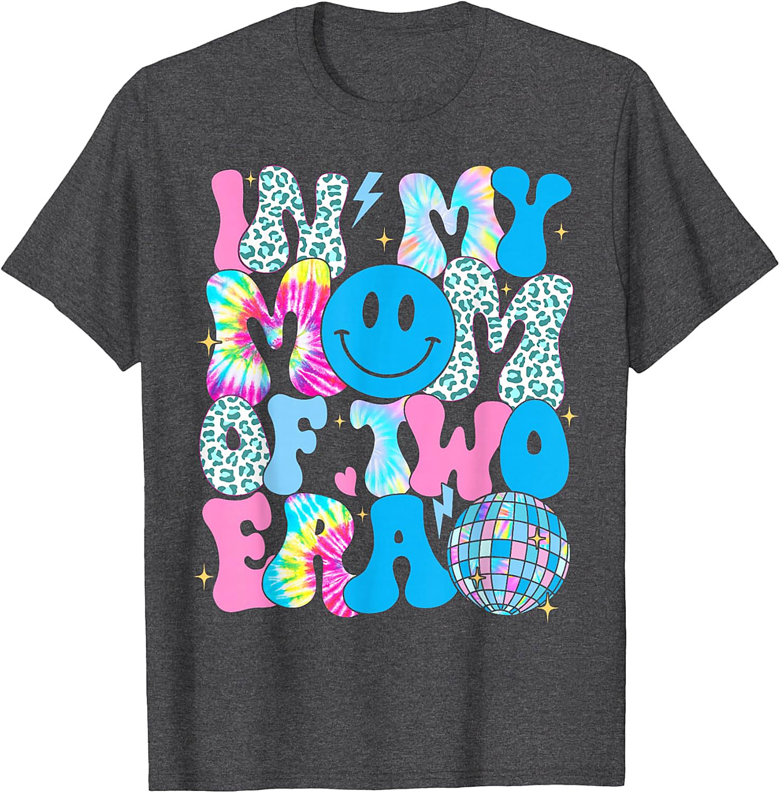 In My Mom Of Two Era T-Shirt | Groovy Retro Mom Tee
