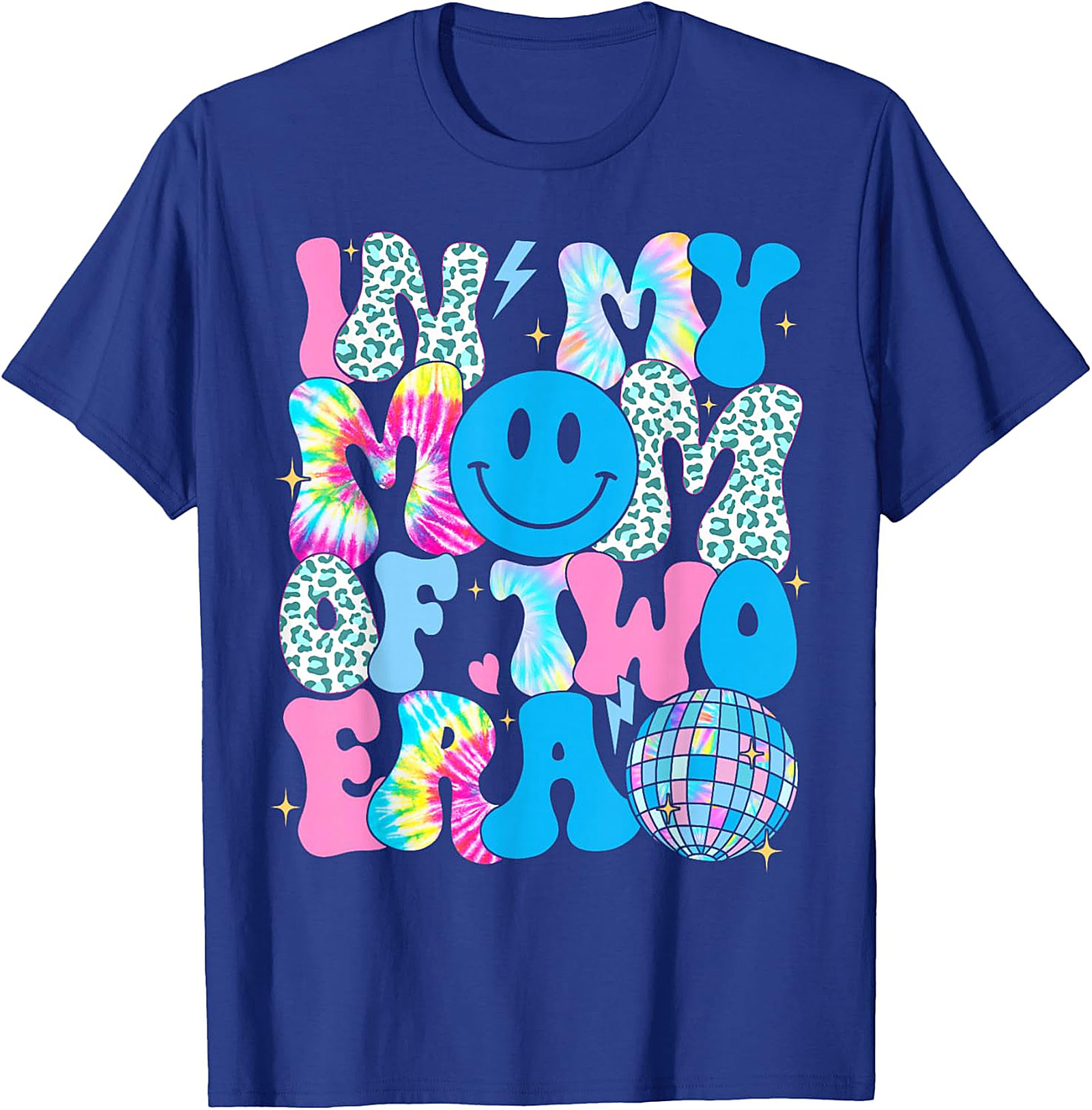 In My Mom Of Two Era T-Shirt | Groovy Retro Mom Tee