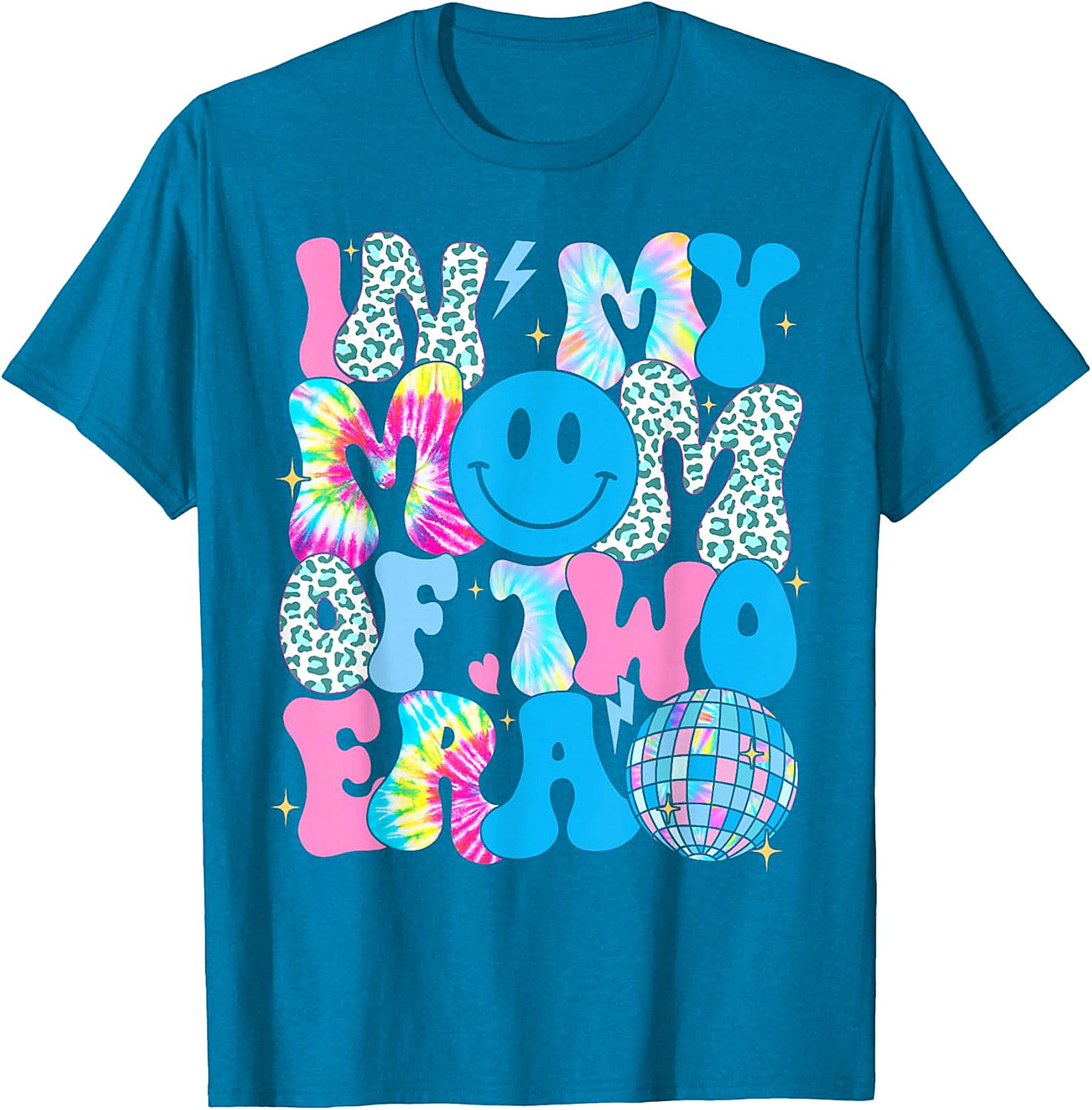 In My Mom Of Two Era T-Shirt | Groovy Retro Mom Tee